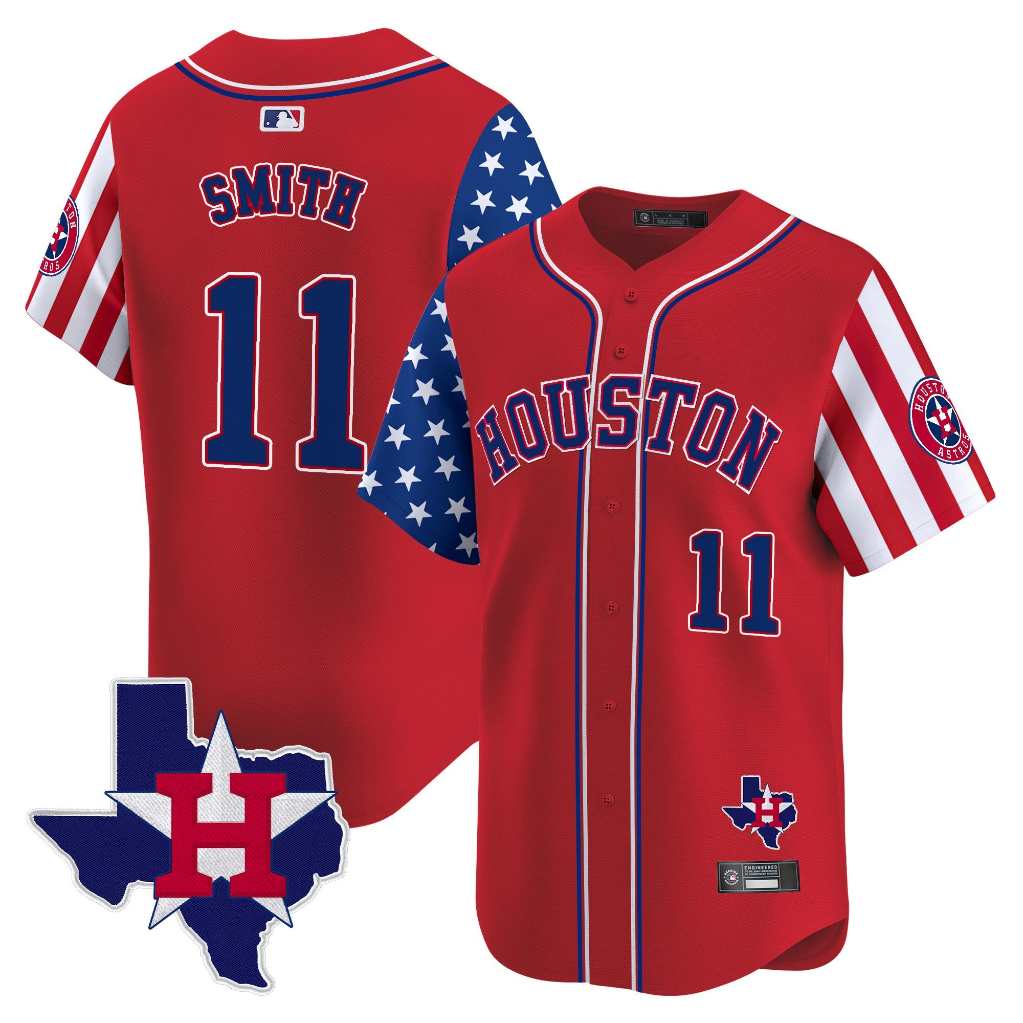 Men’s Houston 2025 Independence Day Vapor Premier Limited Jersey V2