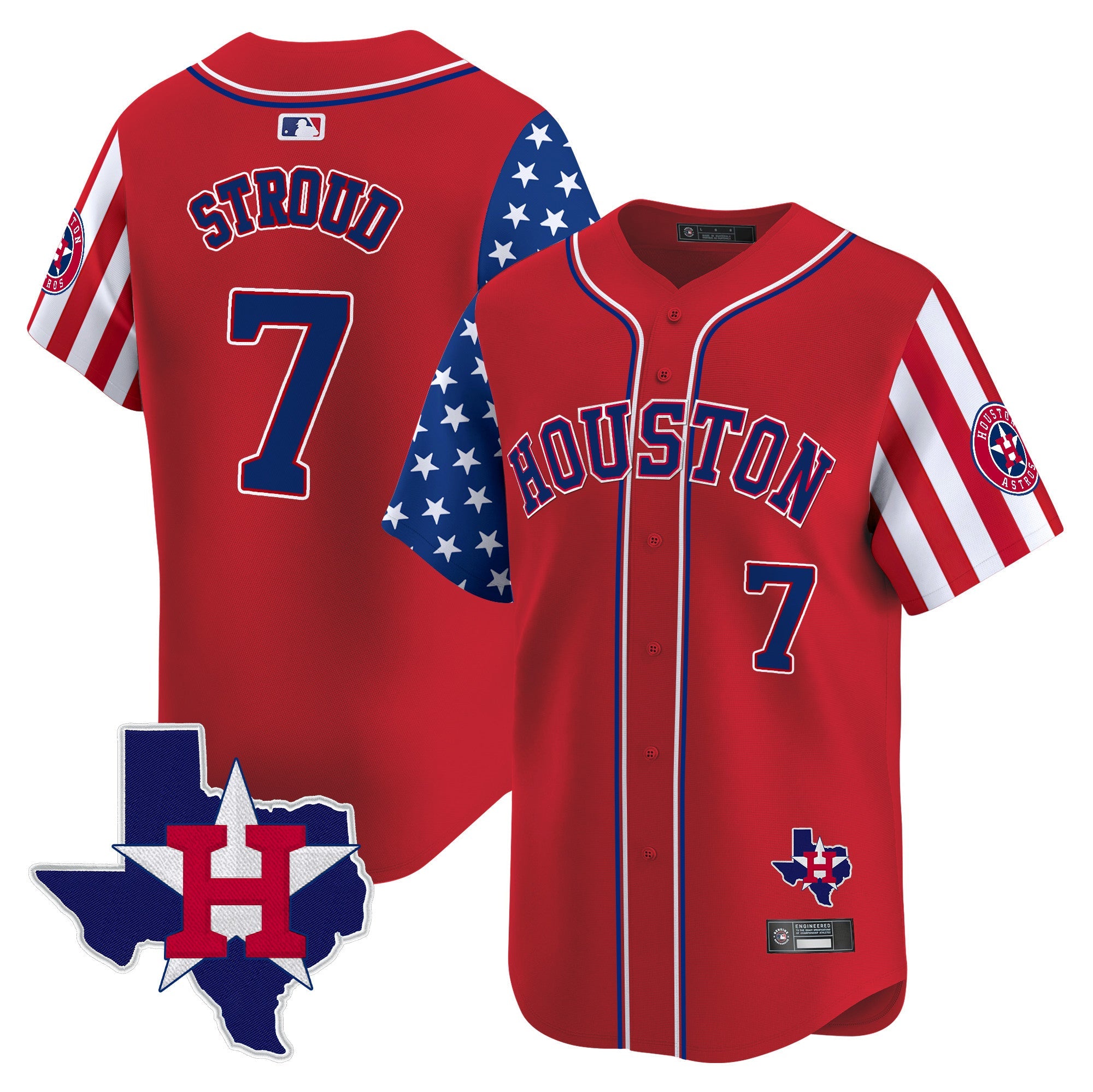 Men’s Houston 2025 Independence Day Vapor Premier Limited Jersey V2