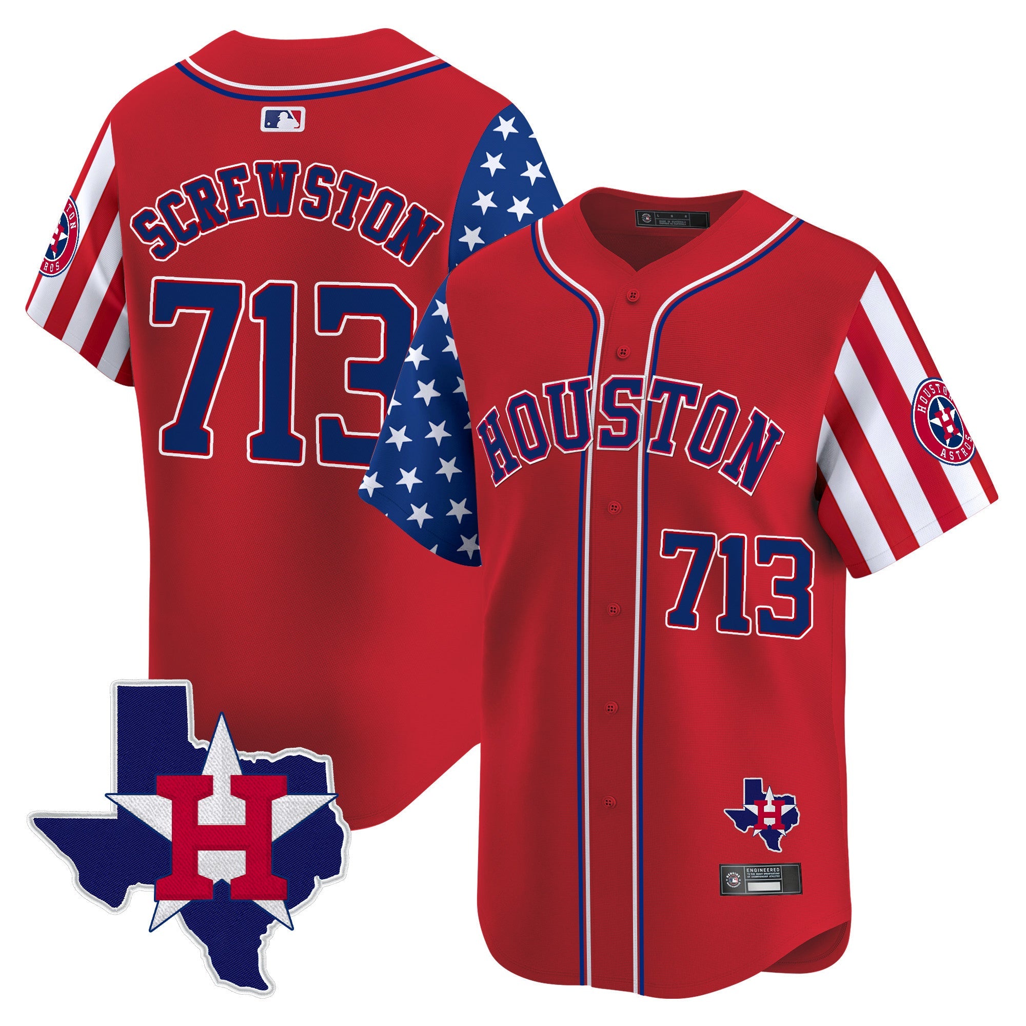 Men’s Houston 2025 Independence Day Vapor Premier Limited Jersey V2