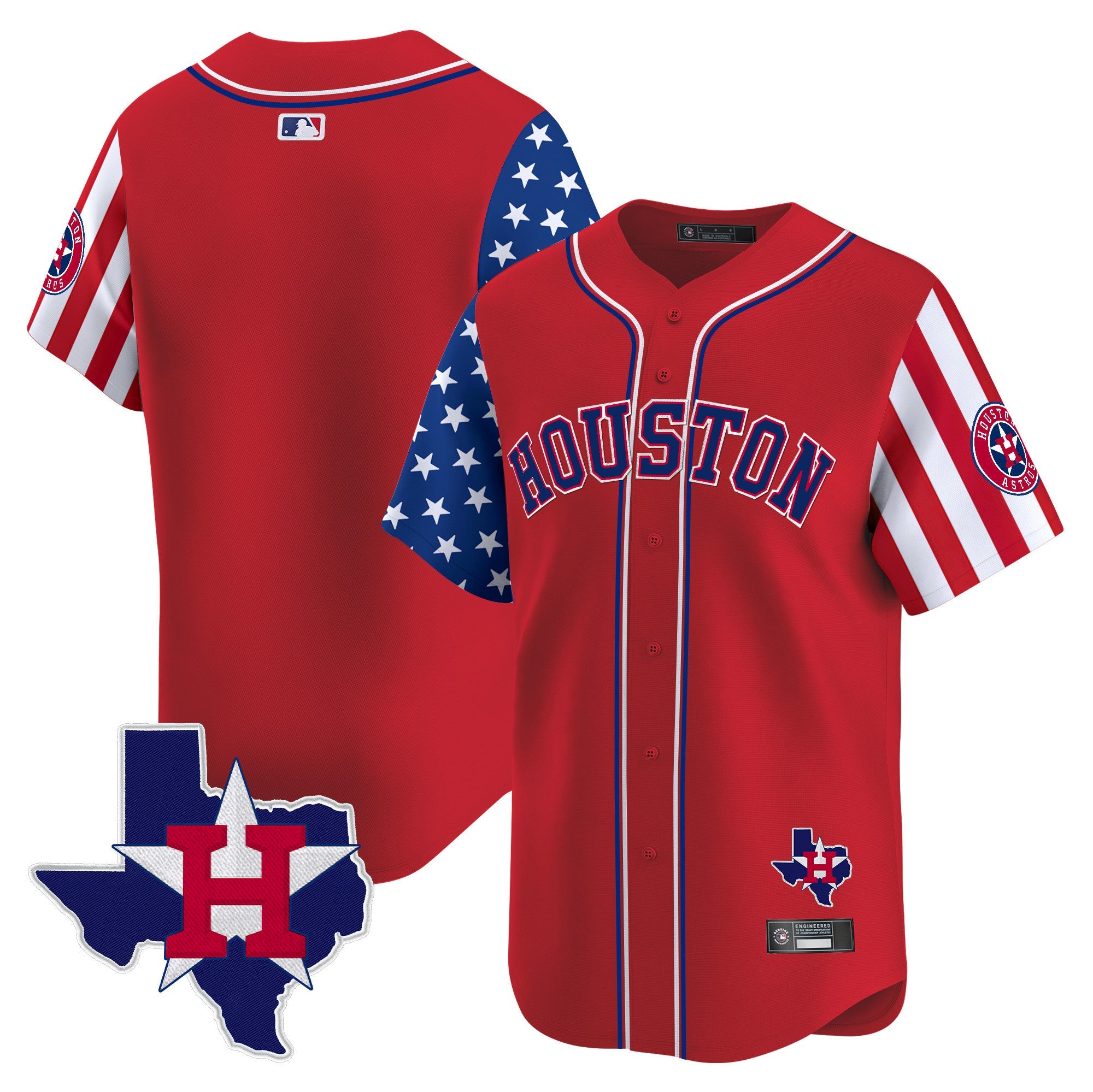 Men’s Houston 2025 Independence Day Vapor Premier Limited Jersey V2