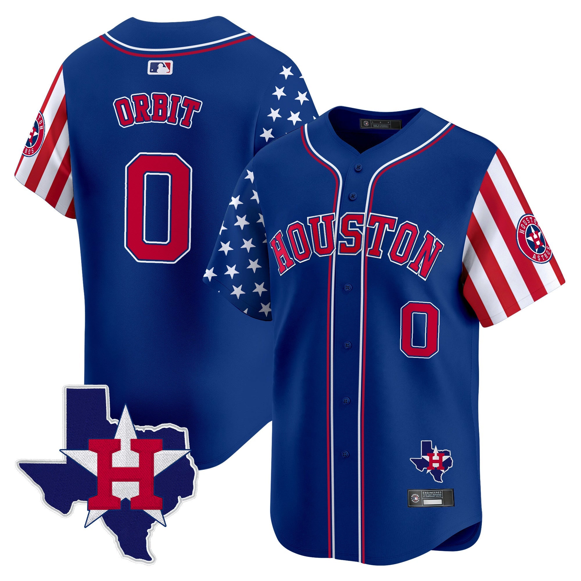 Men’s Houston 2025 Independence Day Vapor Premier Limited Jersey V2