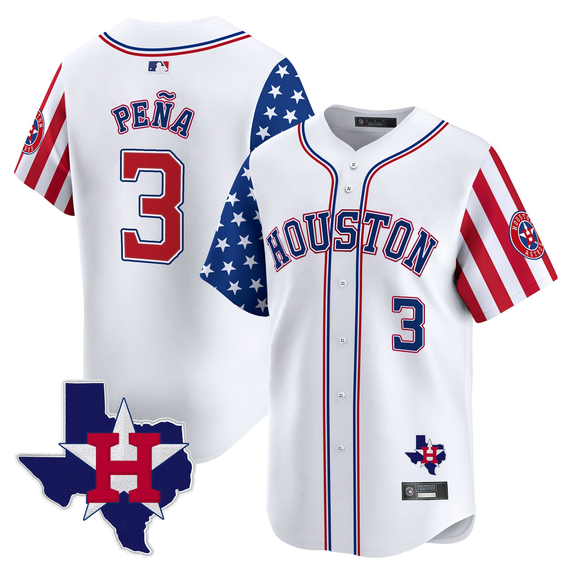 Men’s Houston 2025 Independence Day Vapor Premier Limited Jersey V2