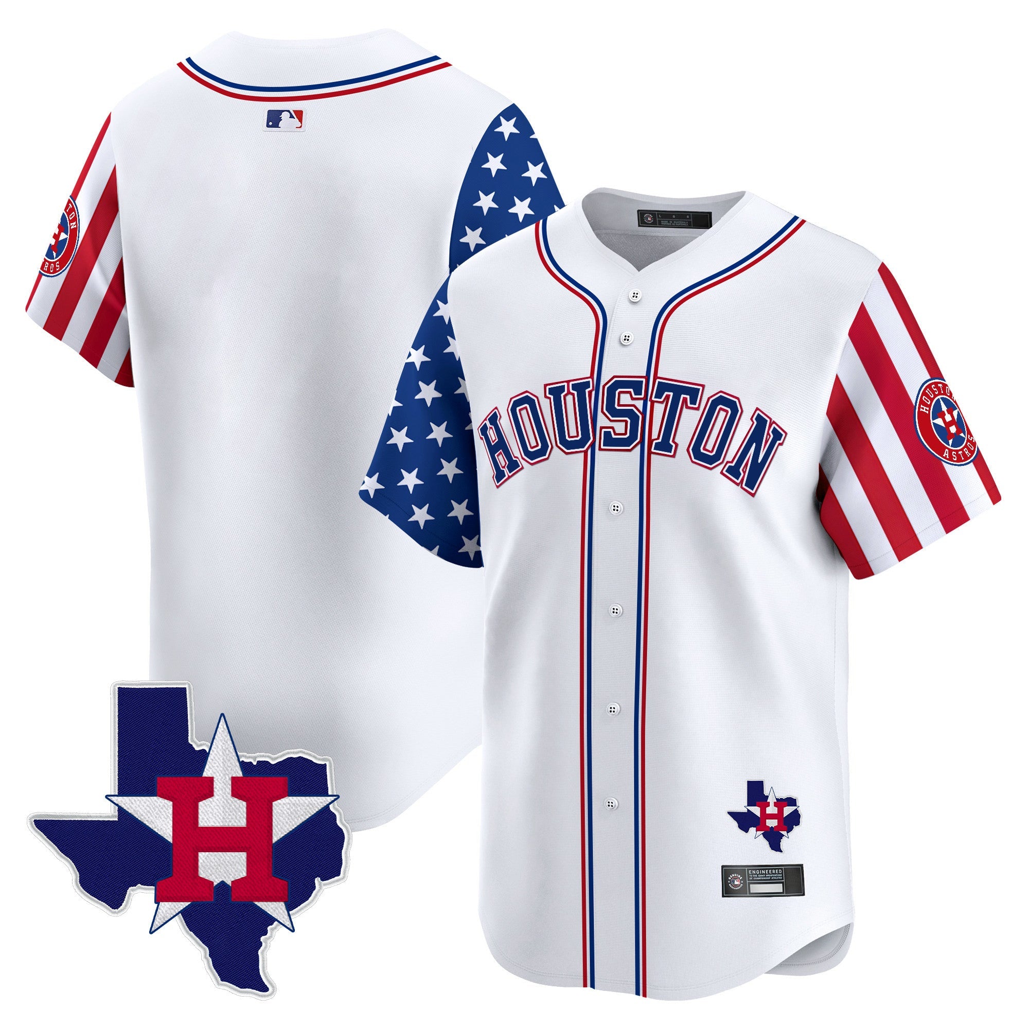 Men’s Houston 2025 Independence Day Vapor Premier Limited Jersey V2