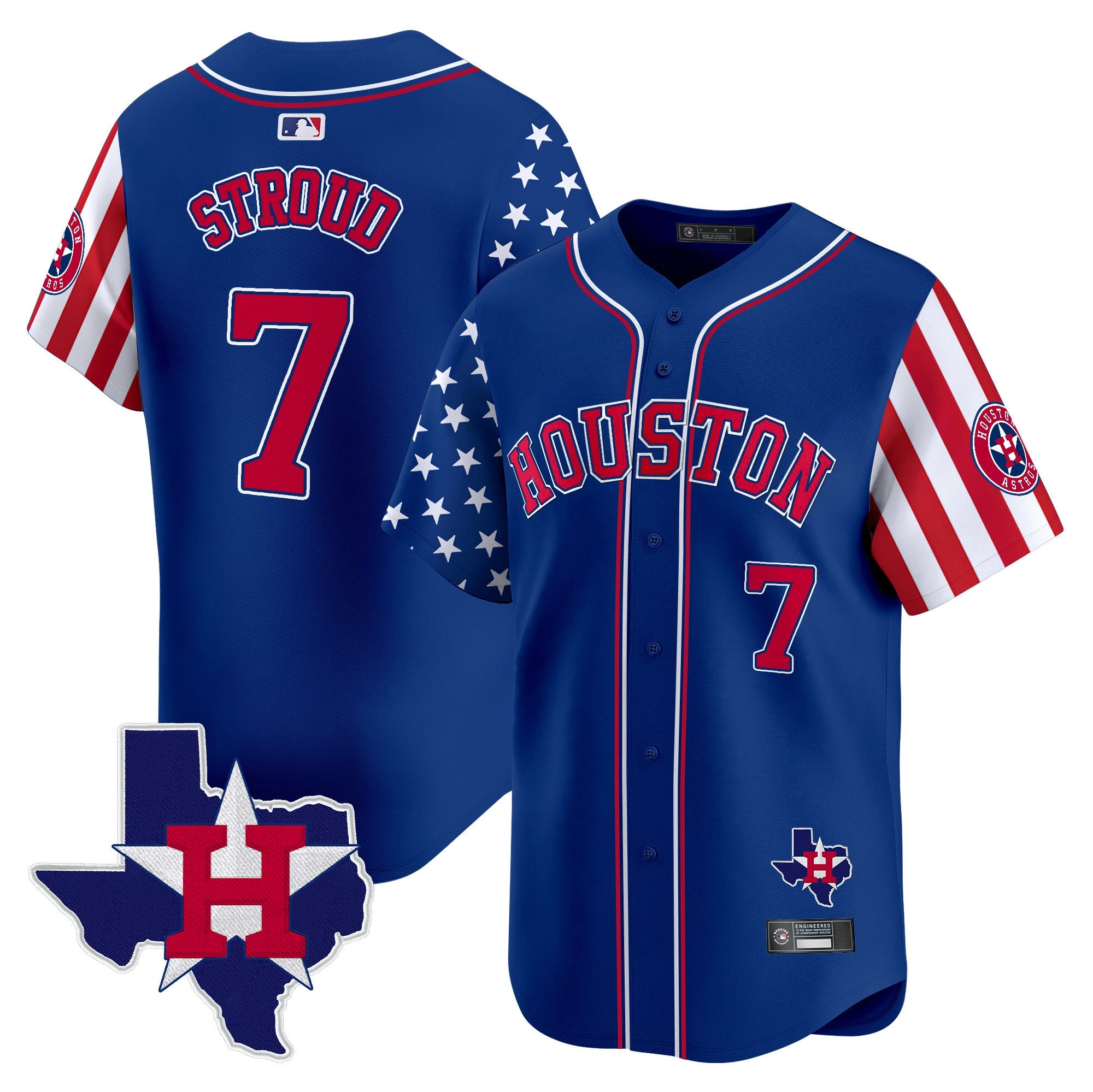 Men’s Houston 2025 Independence Day Vapor Premier Limited Jersey V2