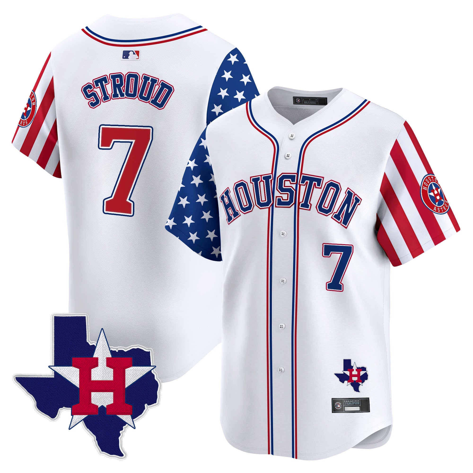 Men’s Houston 2025 Independence Day Vapor Premier Limited Jersey V2