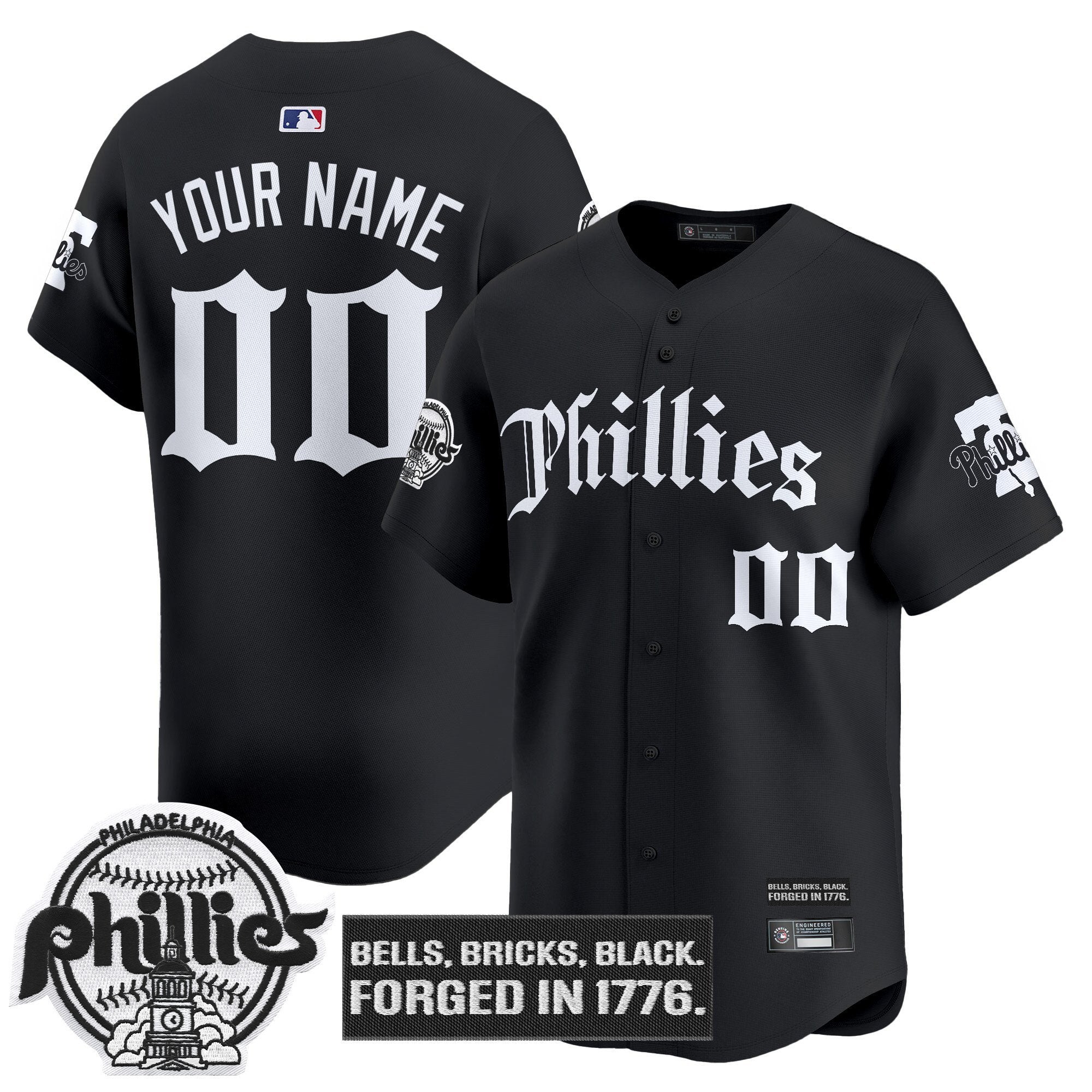Philadelphia ‘Gothic Liberty Edition’ Vapor Premier Limited Custom Jersey