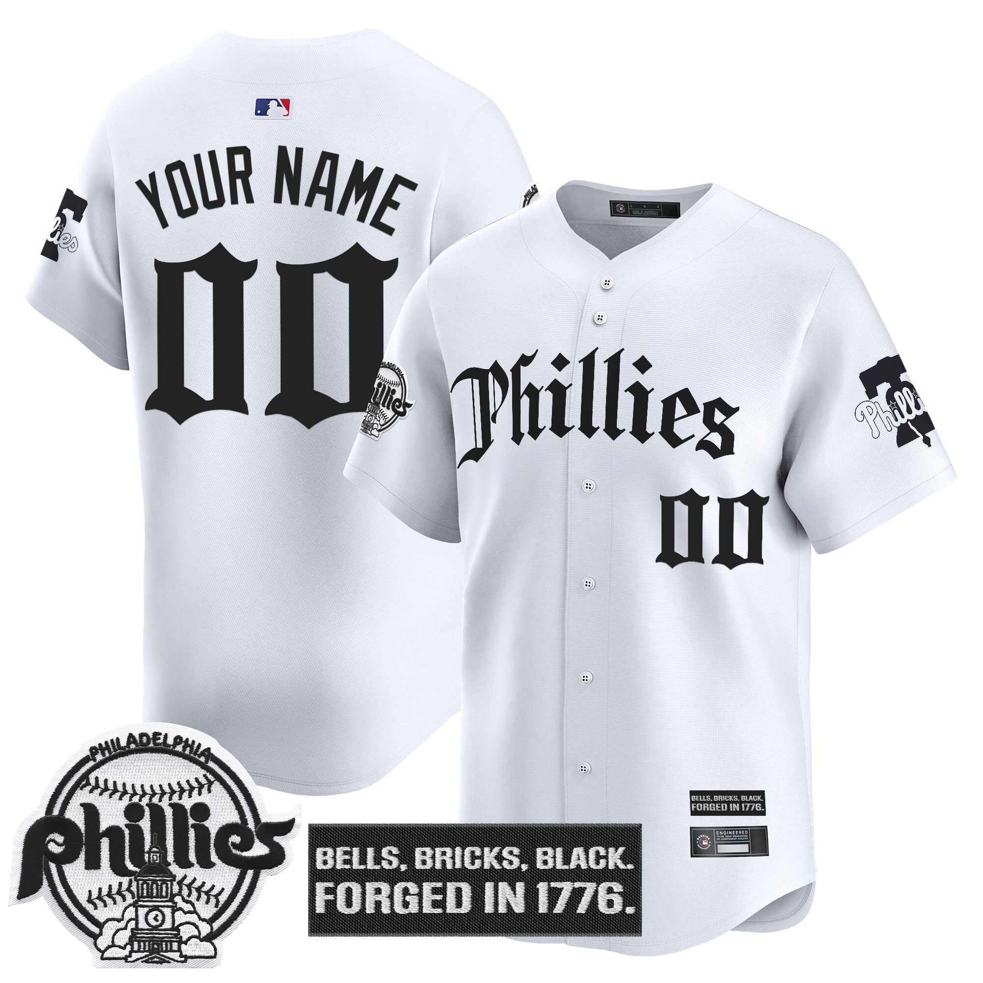 Philadelphia ‘Gothic Liberty Edition’ Vapor Premier Limited Custom Jersey