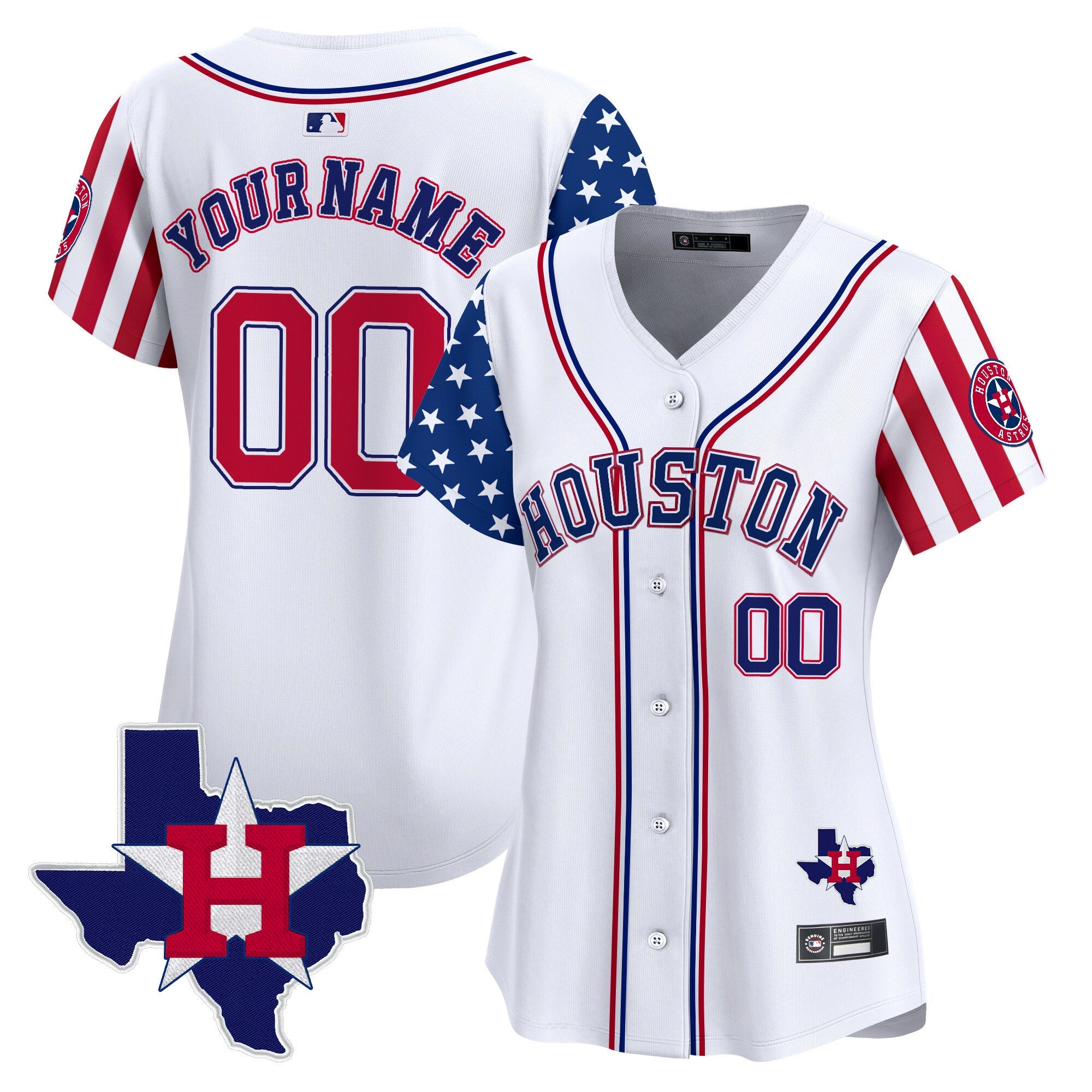 Houston 2025 Independence Day Vapor Premier Limited Custom Jersey V2