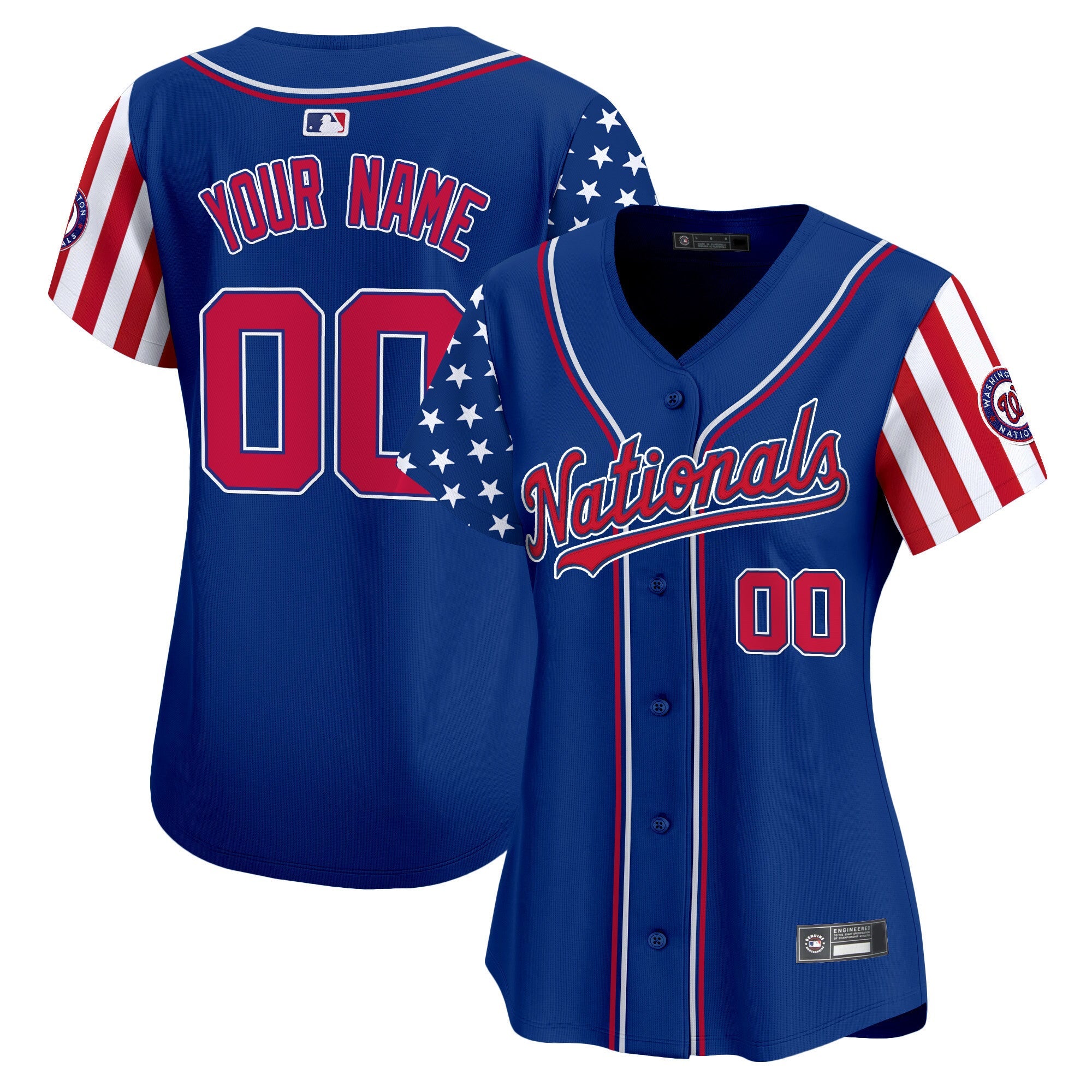 Washington 2025 Independence Day Vapor Premier Limited Custom Jersey