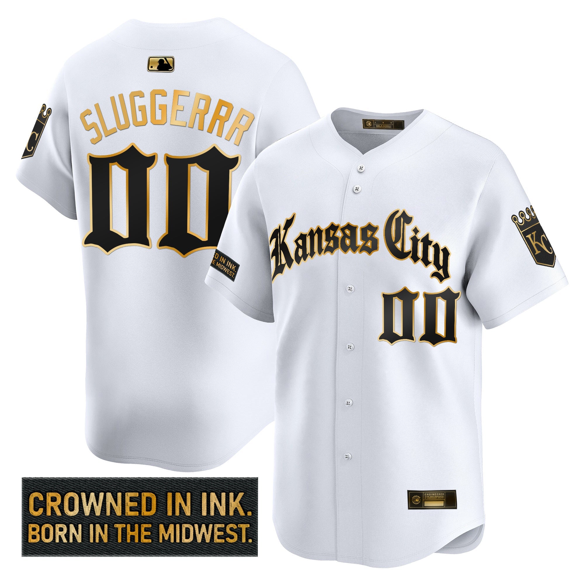 Men’s Kansas City ‘Gothic Crown Edition’ Gold Vapor Premier Limited Jersey