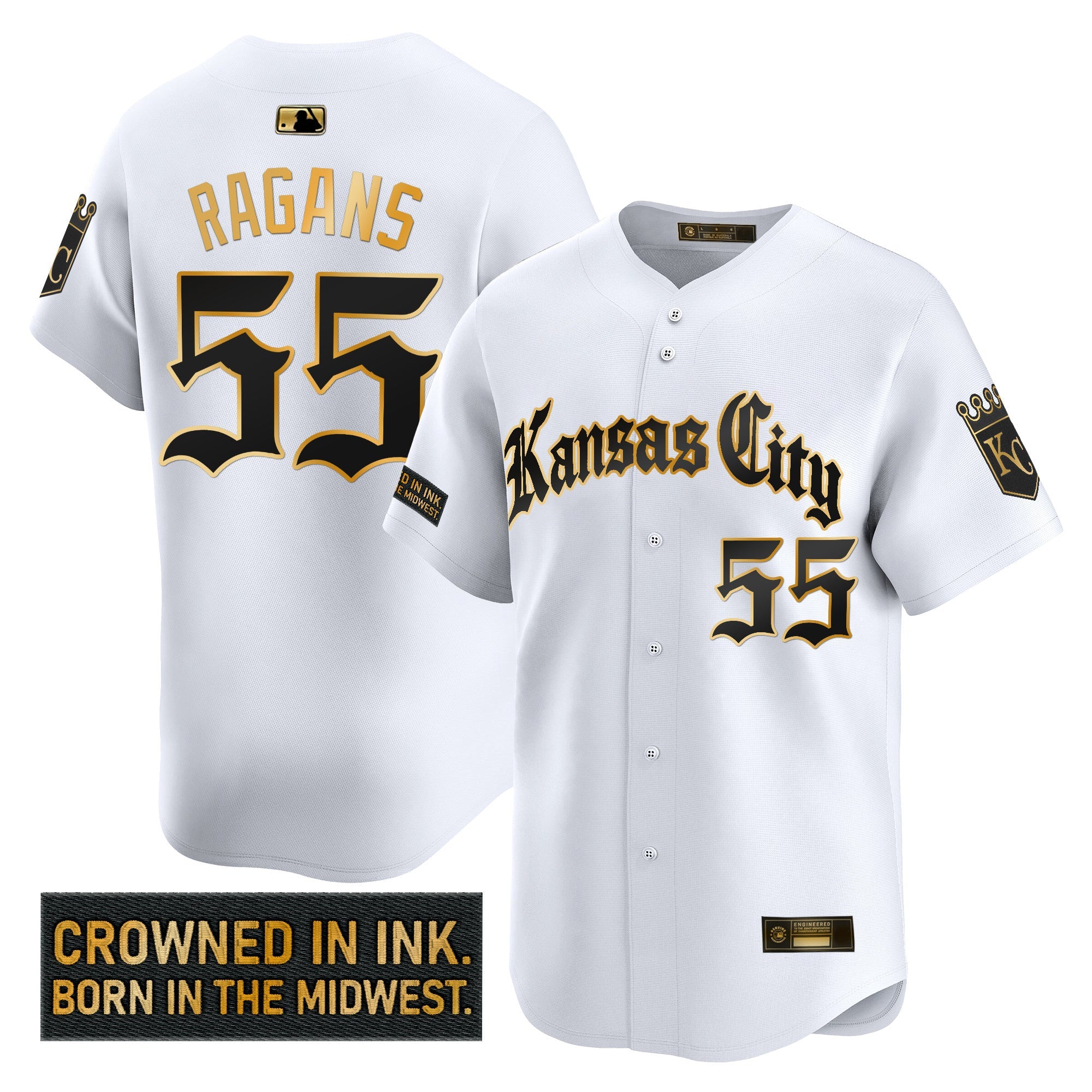 Men’s Kansas City ‘Gothic Crown Edition’ Gold Vapor Premier Limited Jersey