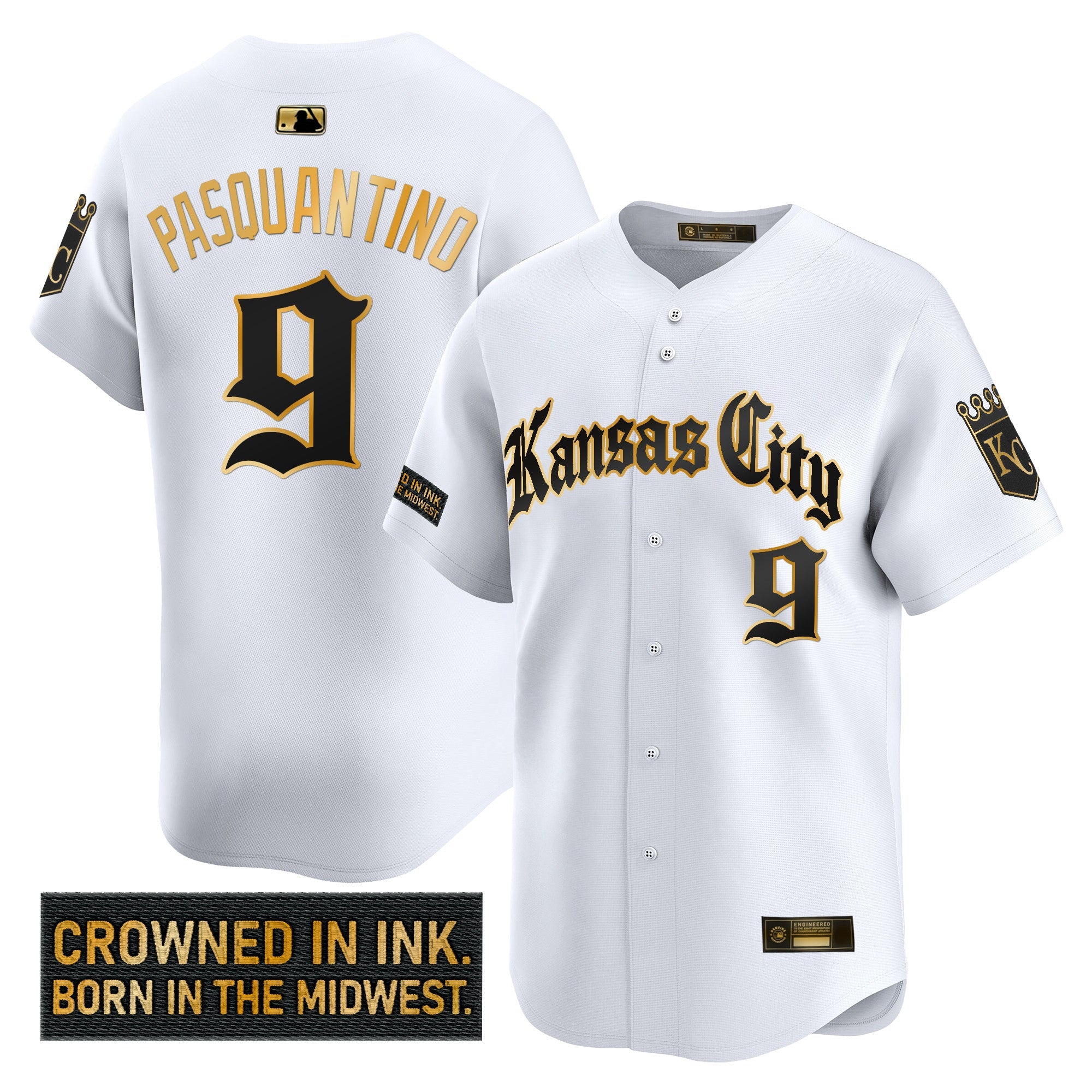 Men’s Kansas City ‘Gothic Crown Edition’ Gold Vapor Premier Limited Jersey