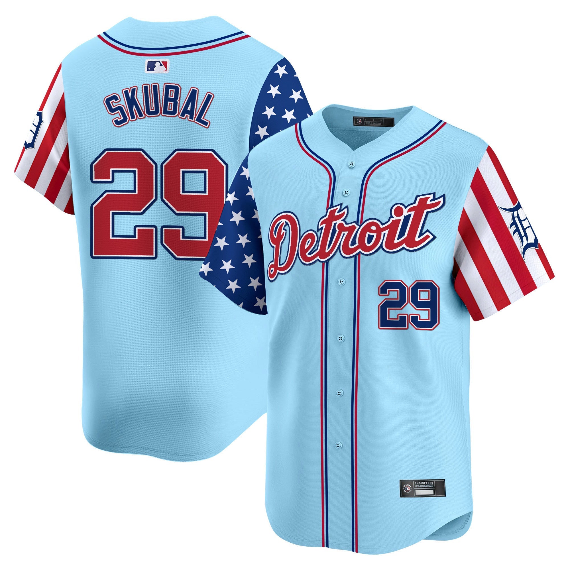 Men’s Detroit 2025 Independence Day Vapor Premier Limited Jersey