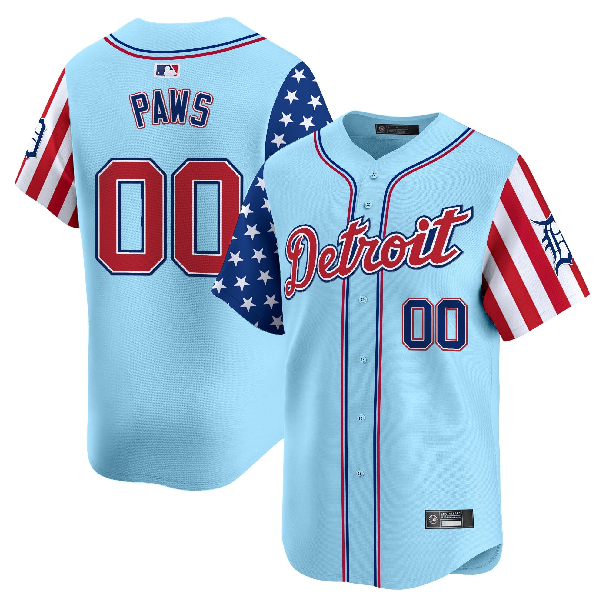 Men’s Detroit 2025 Independence Day Vapor Premier Limited Jersey