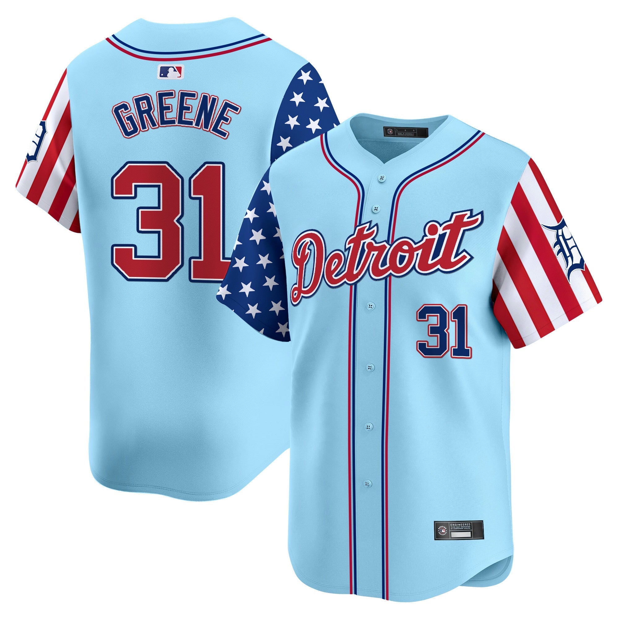 Men’s Detroit 2025 Independence Day Vapor Premier Limited Jersey