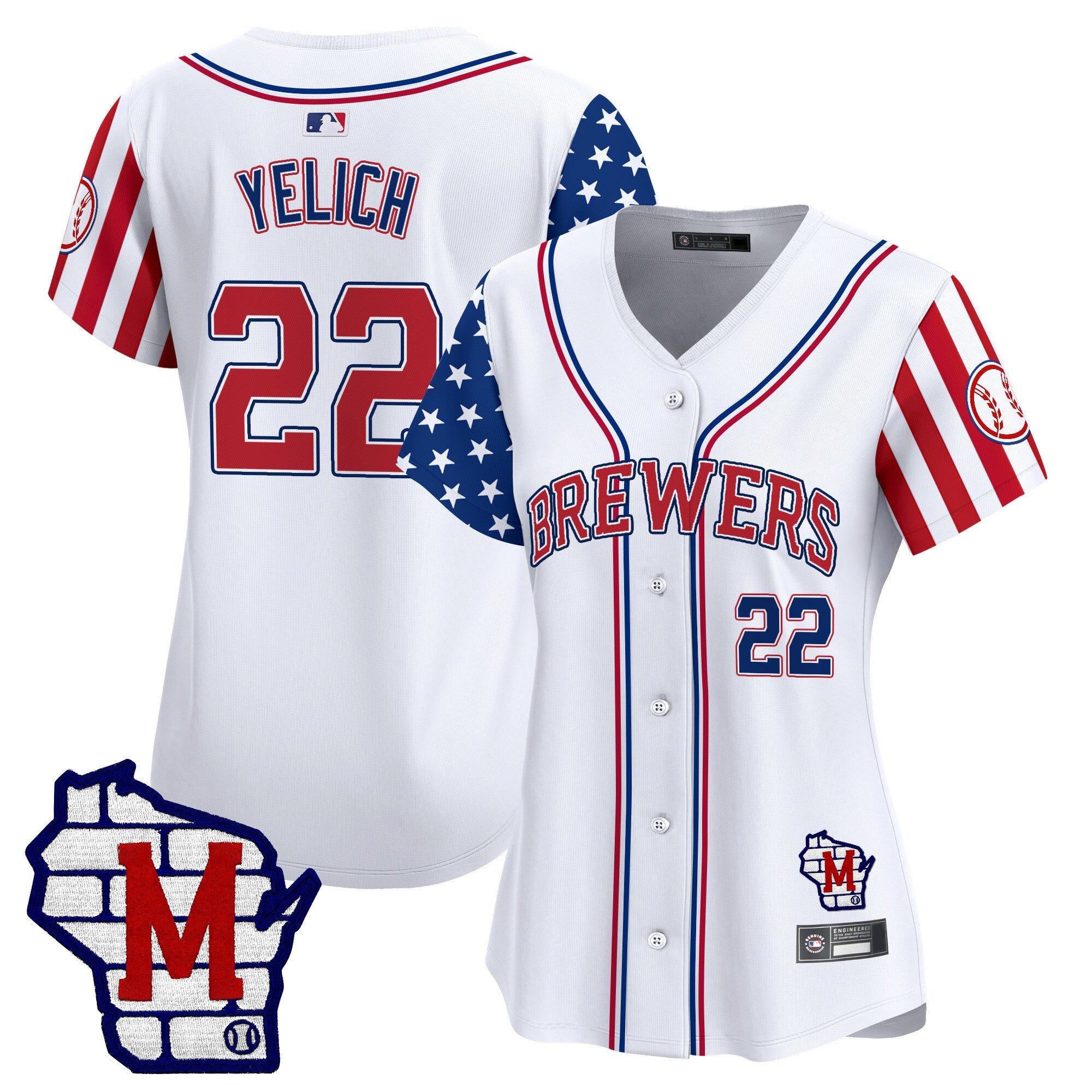 Women’s Milwaukee 2025 Independence Day Vapor Premier Limited Jersey
