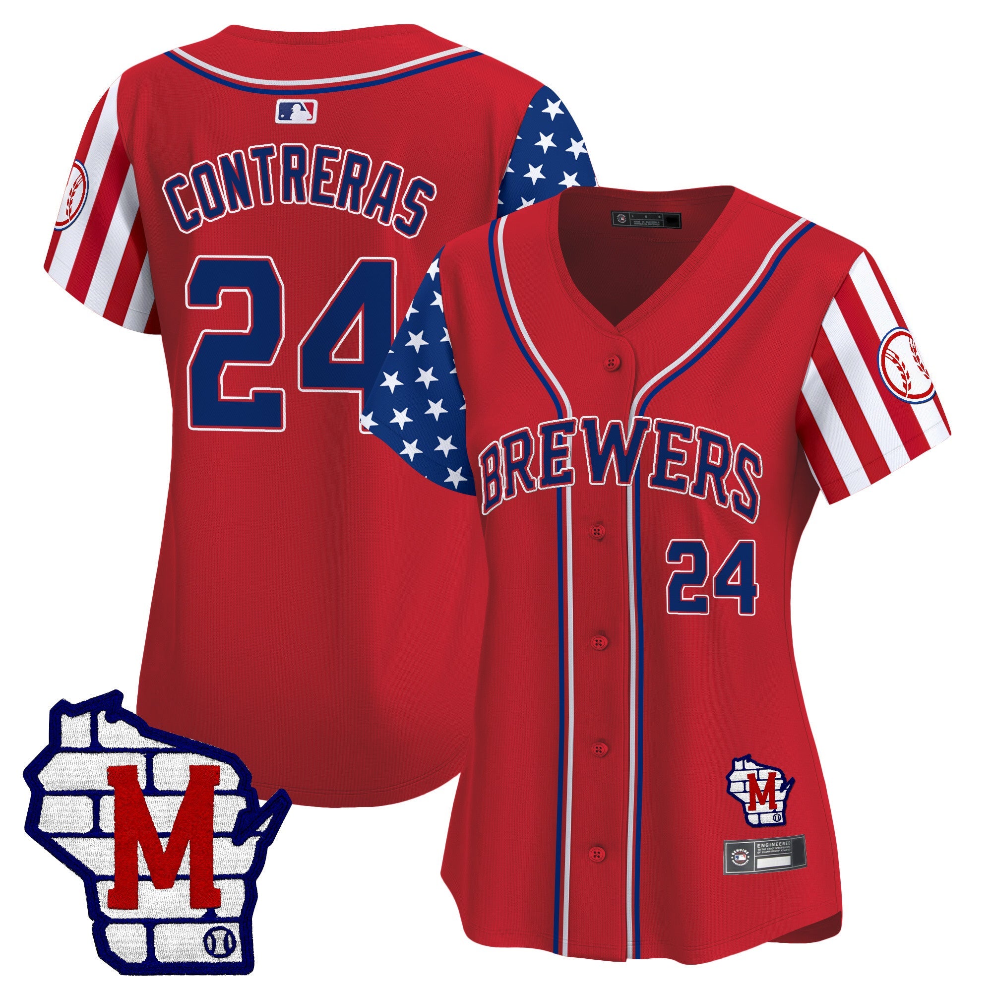 Women’s Milwaukee 2025 Independence Day Vapor Premier Limited Jersey