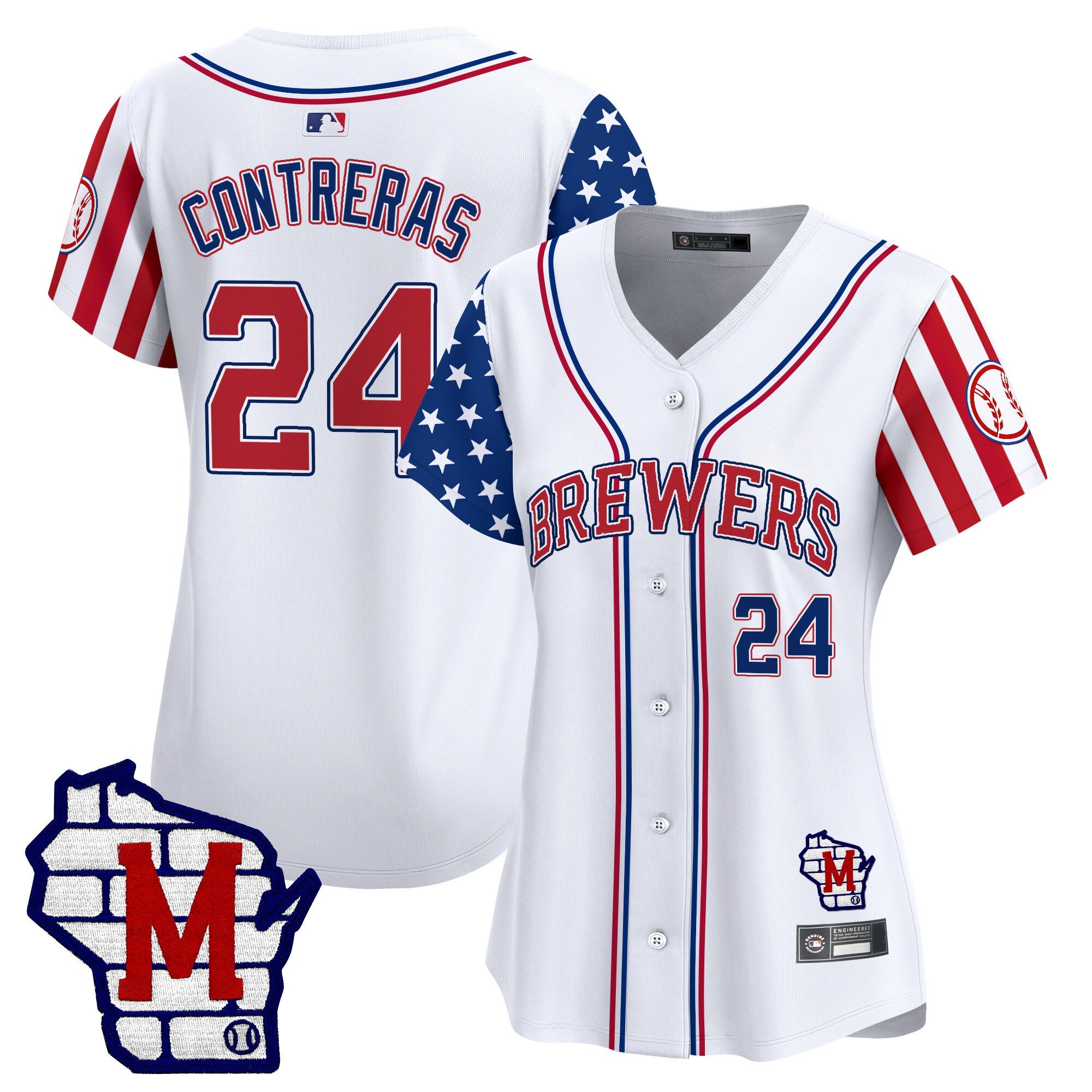 Women’s Milwaukee 2025 Independence Day Vapor Premier Limited Jersey