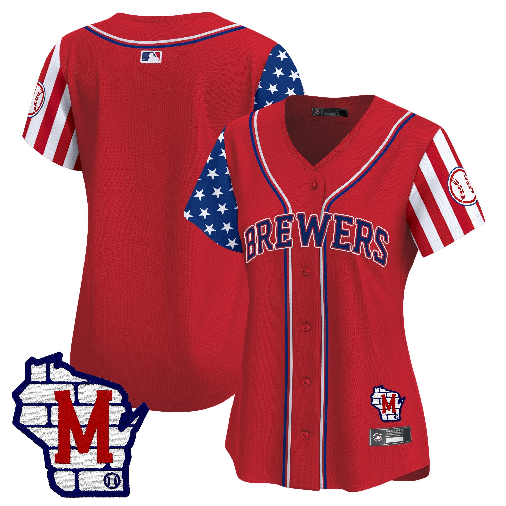 Women’s Milwaukee 2025 Independence Day Vapor Premier Limited Jersey