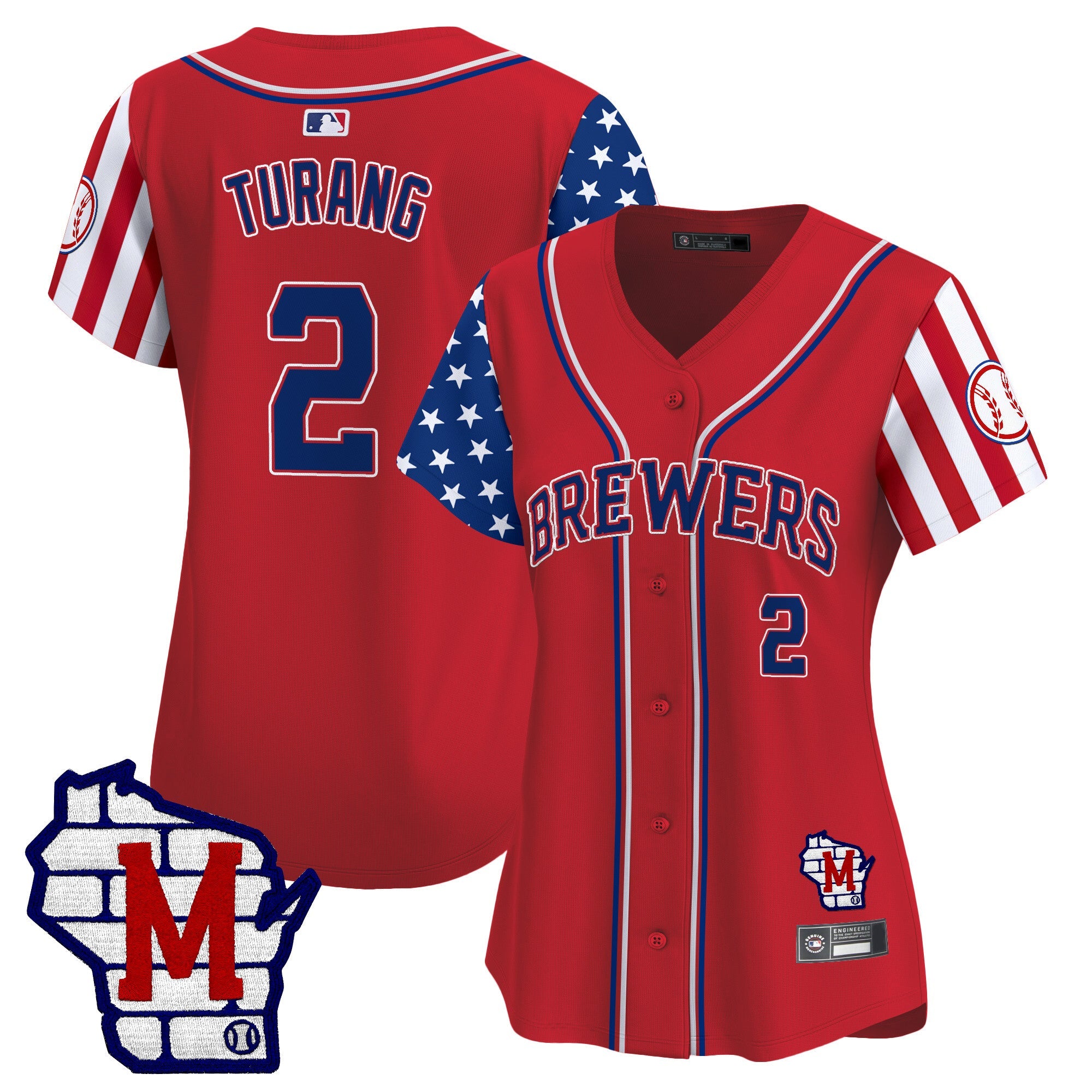 Women’s Milwaukee 2025 Independence Day Vapor Premier Limited Jersey