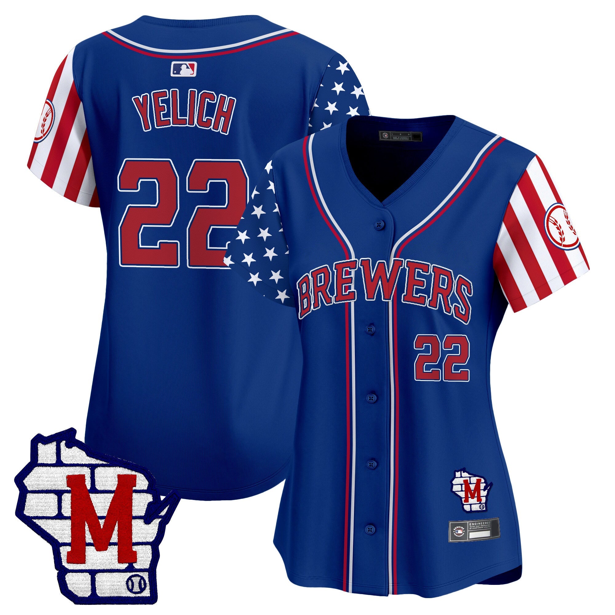 Women’s Milwaukee 2025 Independence Day Vapor Premier Limited Jersey