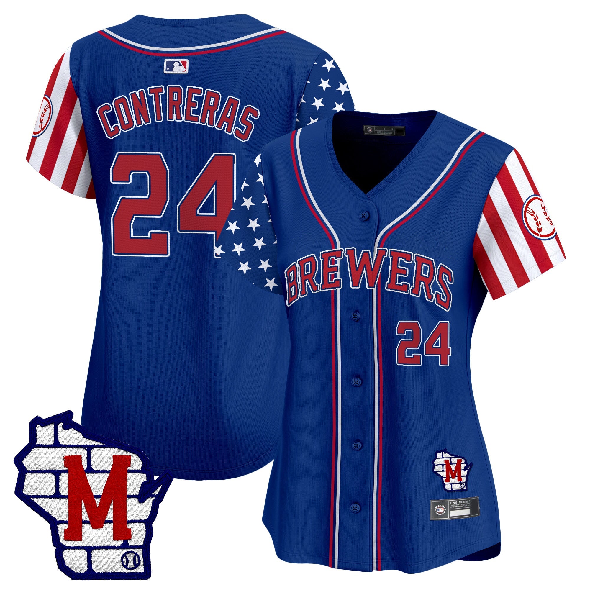 Women’s Milwaukee 2025 Independence Day Vapor Premier Limited Jersey