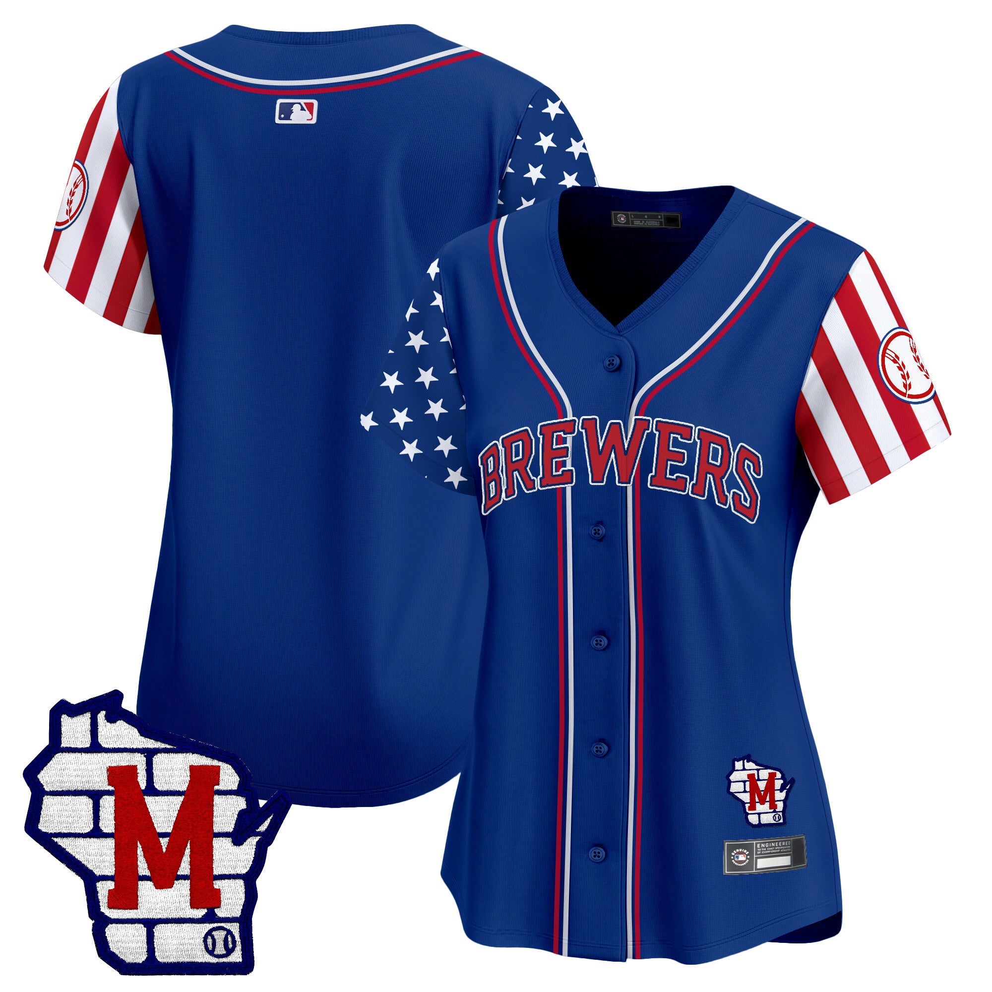 Women’s Milwaukee 2025 Independence Day Vapor Premier Limited Jersey