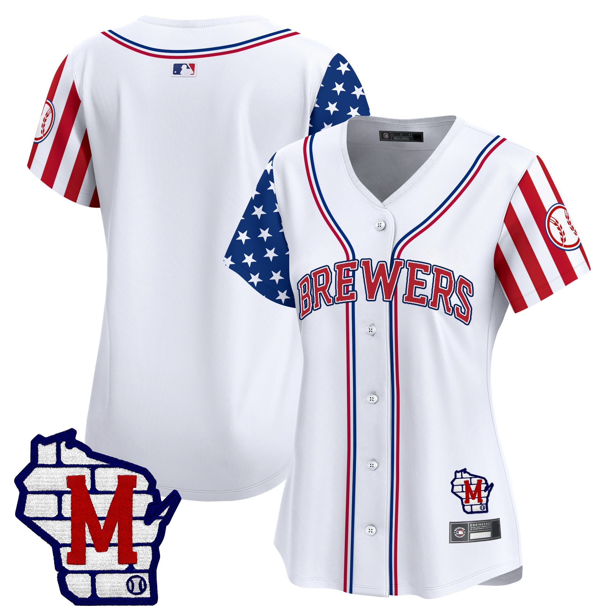 Women’s Milwaukee 2025 Independence Day Vapor Premier Limited Jersey