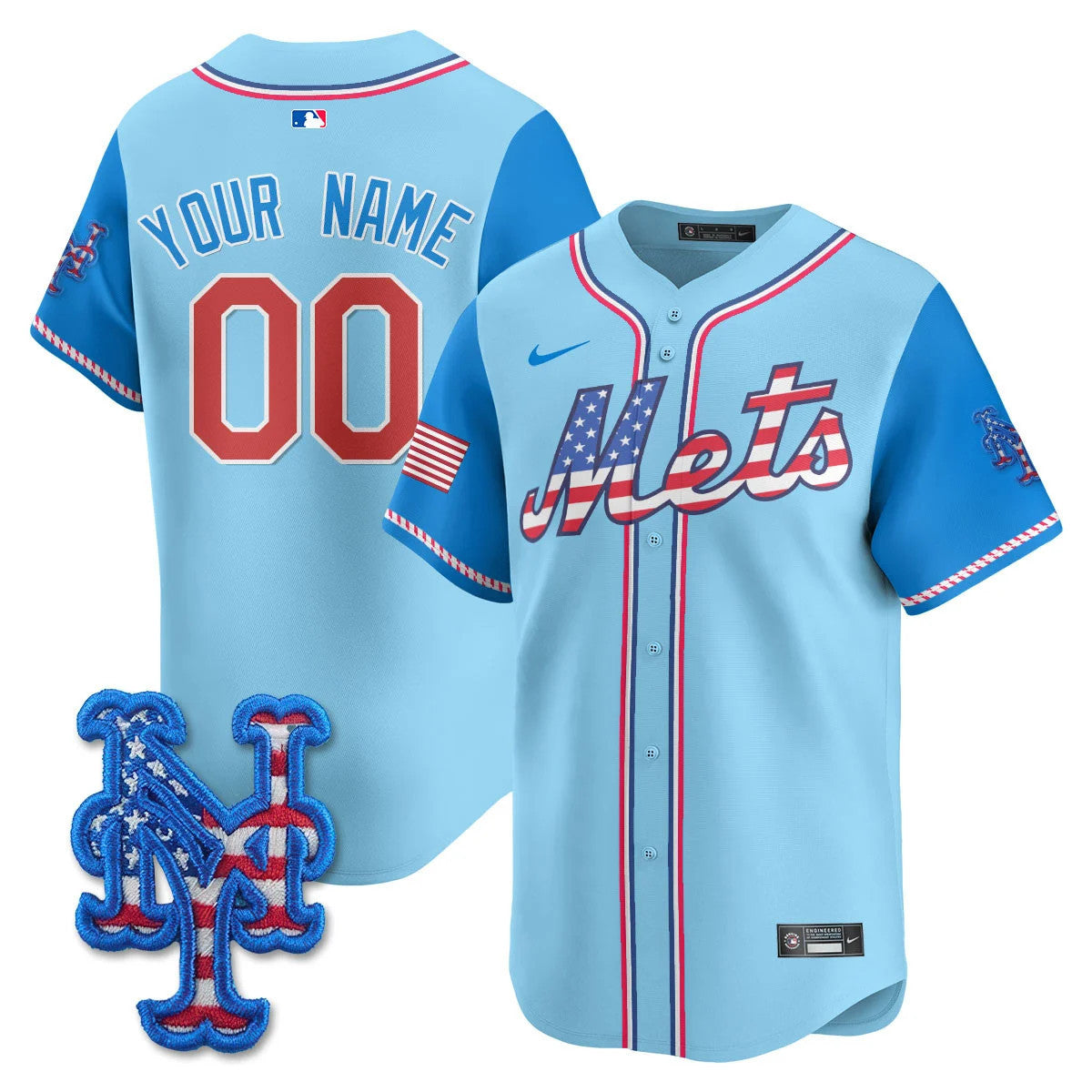 New York 2025 Fourth of July Vapor Premier Limited Custom Jersey