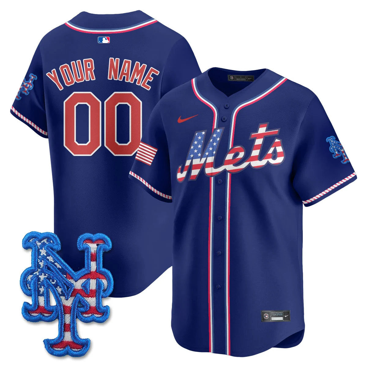 New York 2025 Fourth of July Vapor Premier Limited Custom Jersey