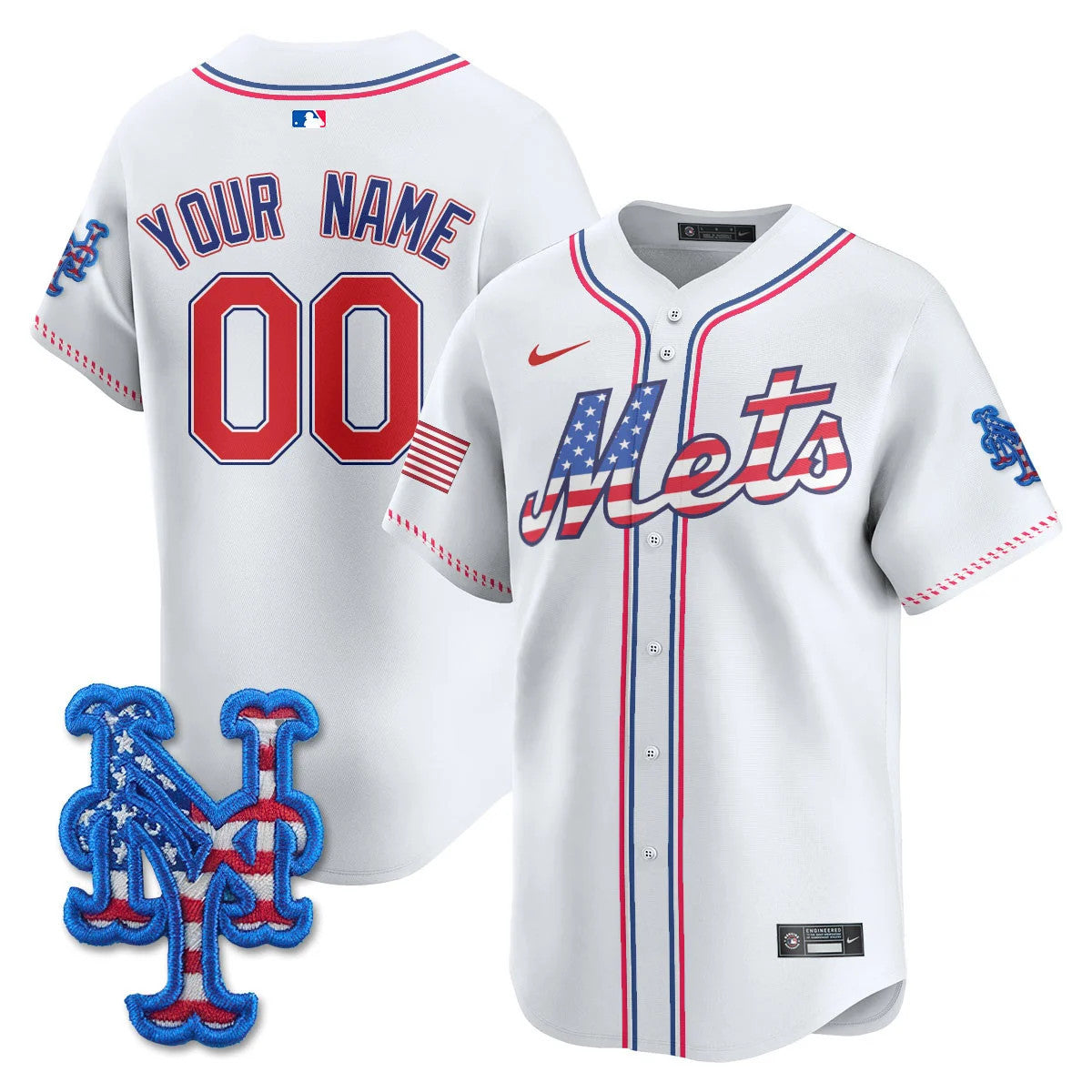 New York 2025 Fourth of July Vapor Premier Limited Custom Jersey