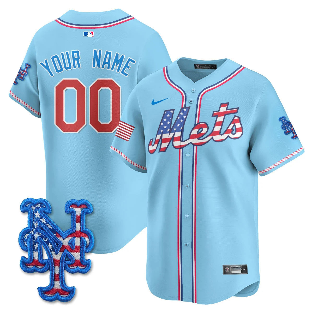 New York 2025 Fourth of July Vapor Premier Limited Custom Jersey