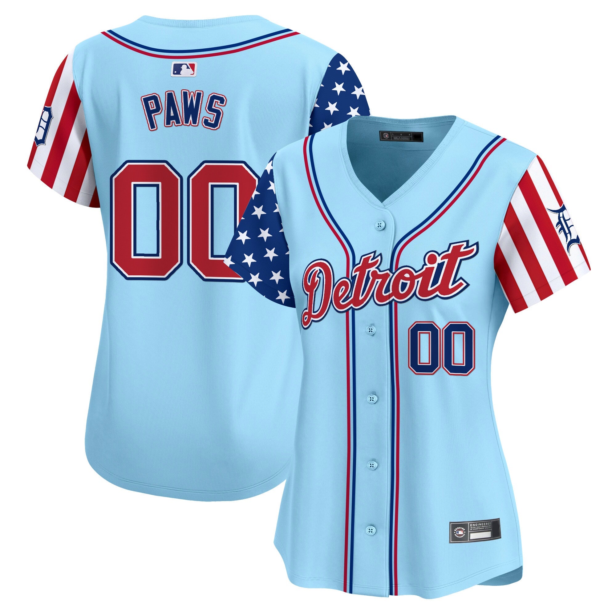Women’s Detroit 2025 Independence Day Vapor Premier Limited Jersey
