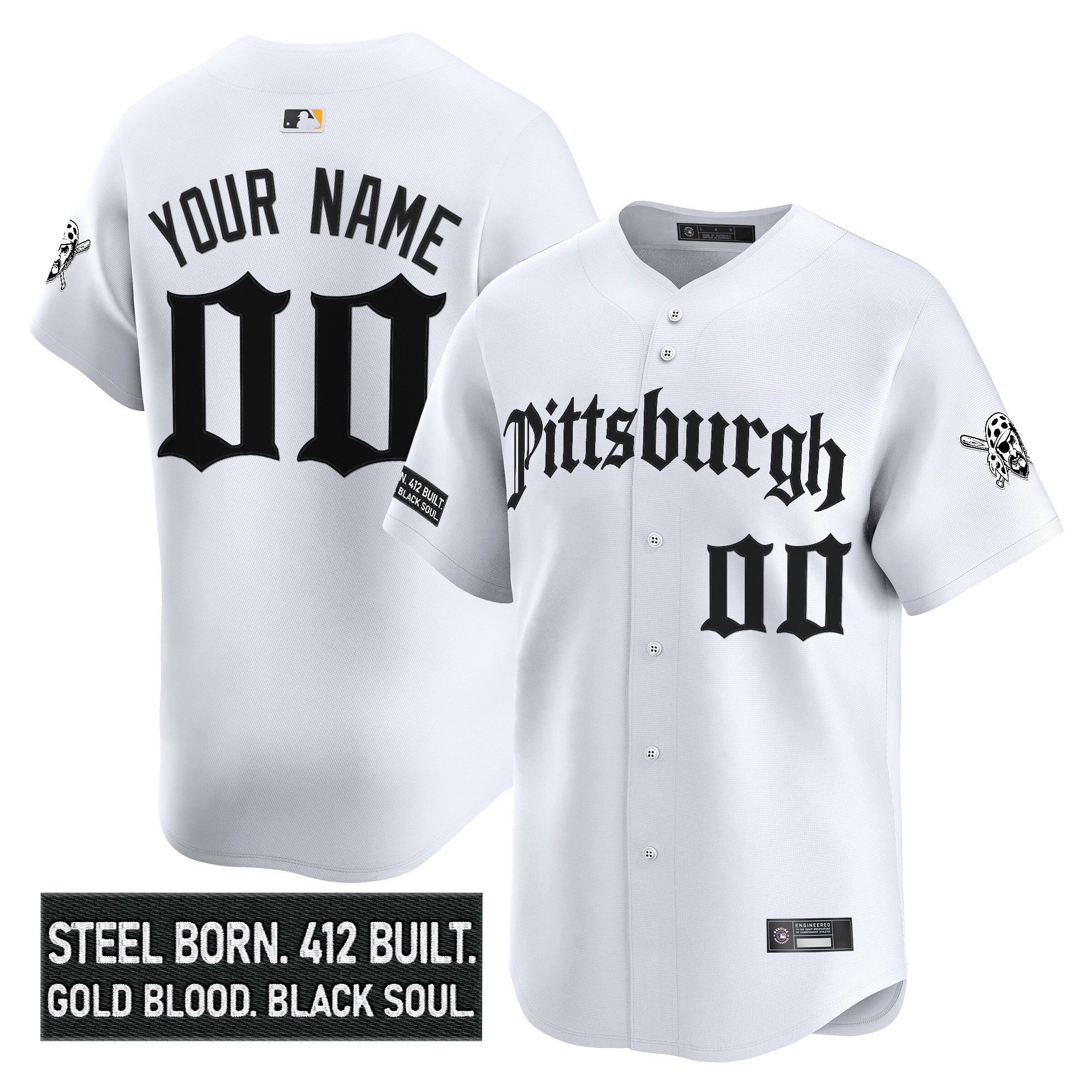 Pittsburgh ‘Gothic Steel City Edition’ Vapor Premier Limited Custom Jersey