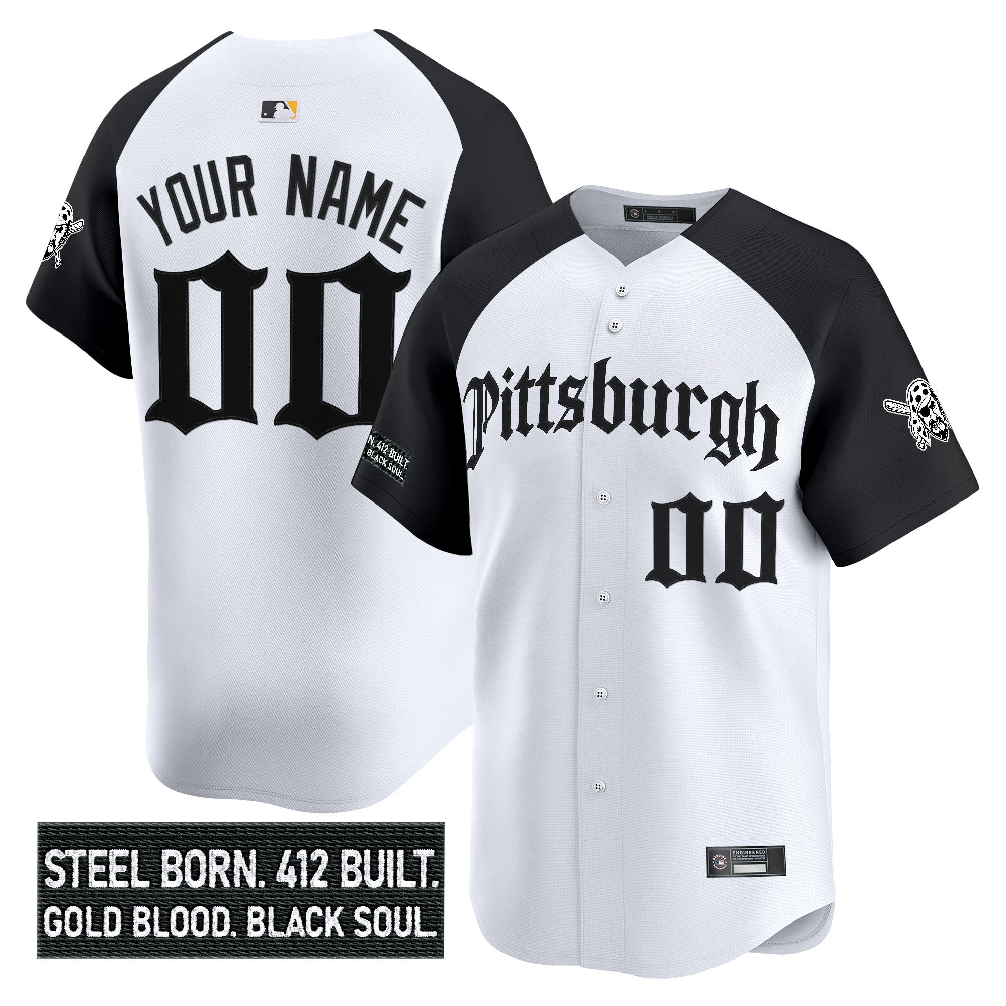 Pittsburgh ‘Gothic Steel City Edition’ Vapor Premier Limited Custom Jersey