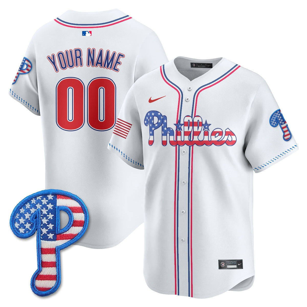 Philadelphia 2025 Fourth of July Vapor Premier Limited Custom Jersey