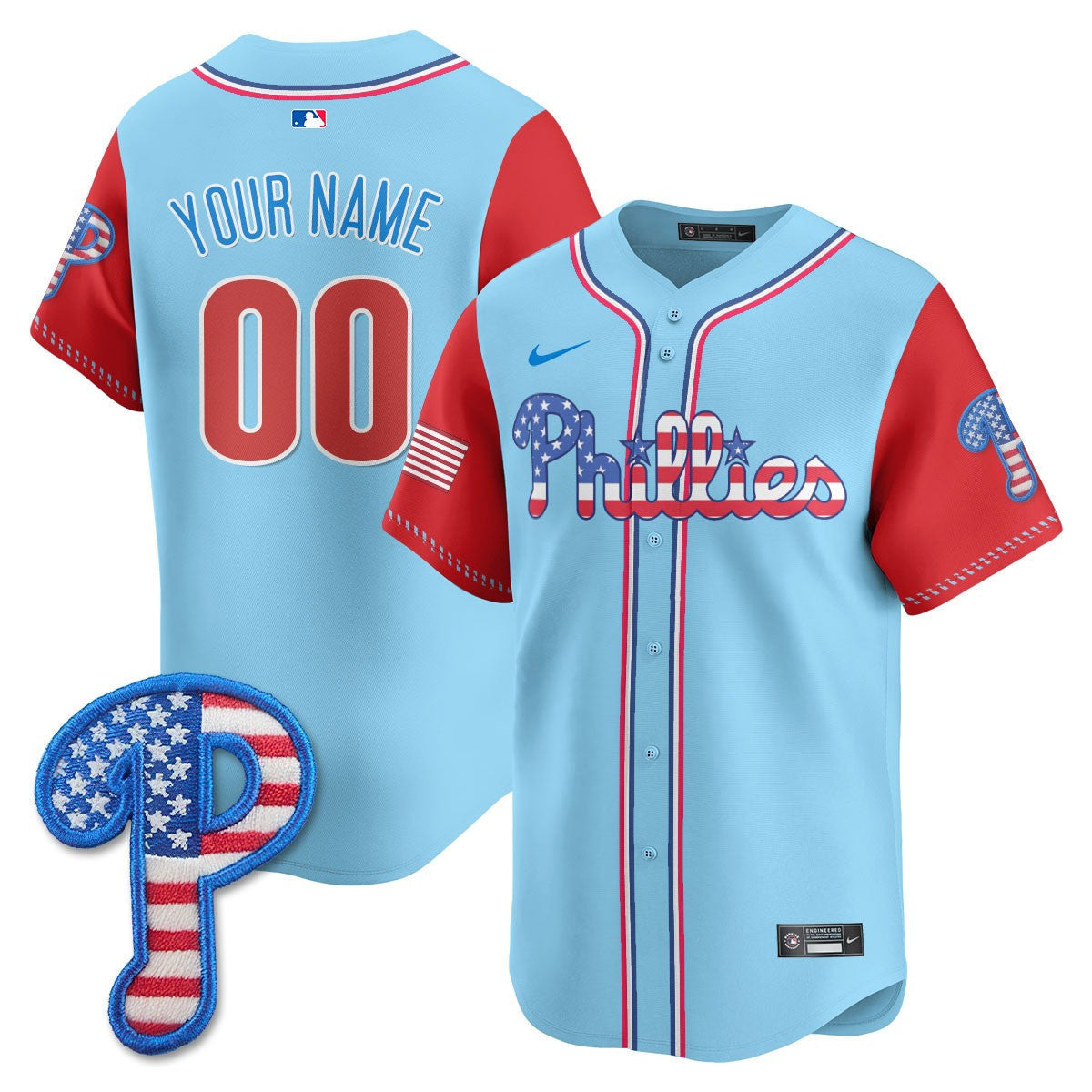 Philadelphia 2025 Fourth of July Vapor Premier Limited Custom Jersey