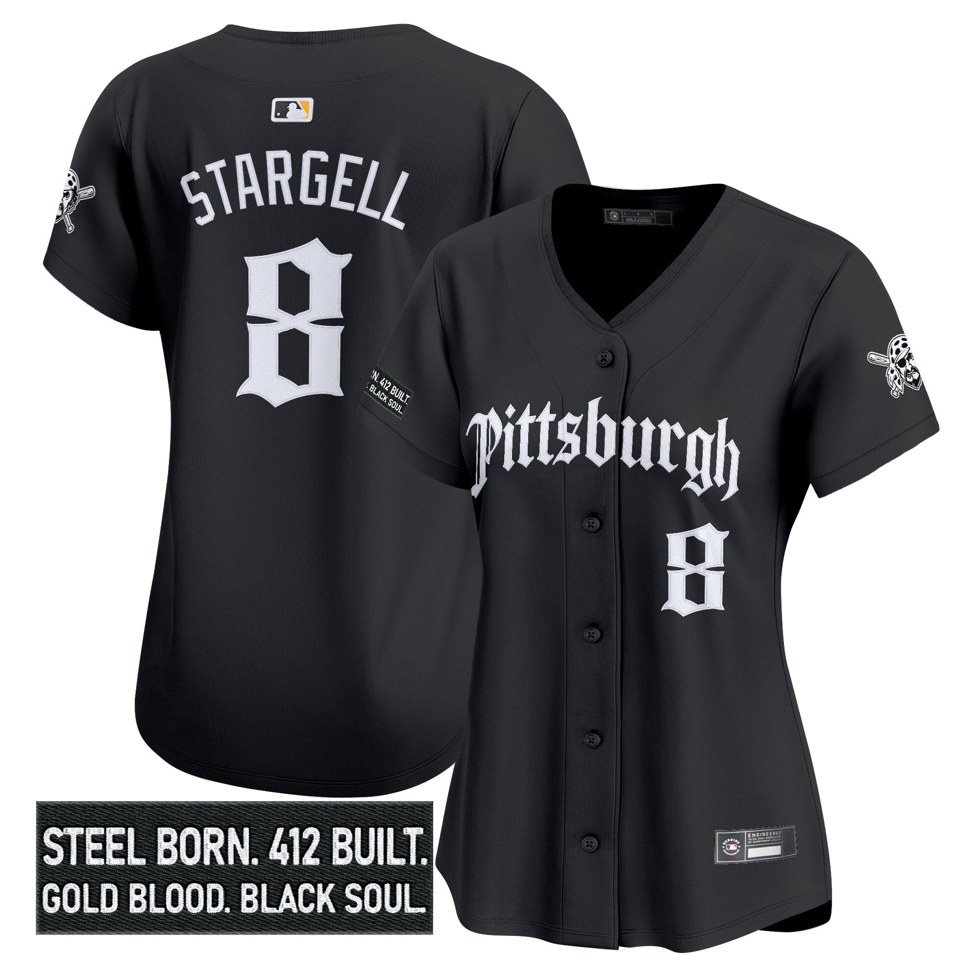 Women’s Pittsburgh ‘Gothic Steel City Edition’ Vapor Premier Limited Jersey