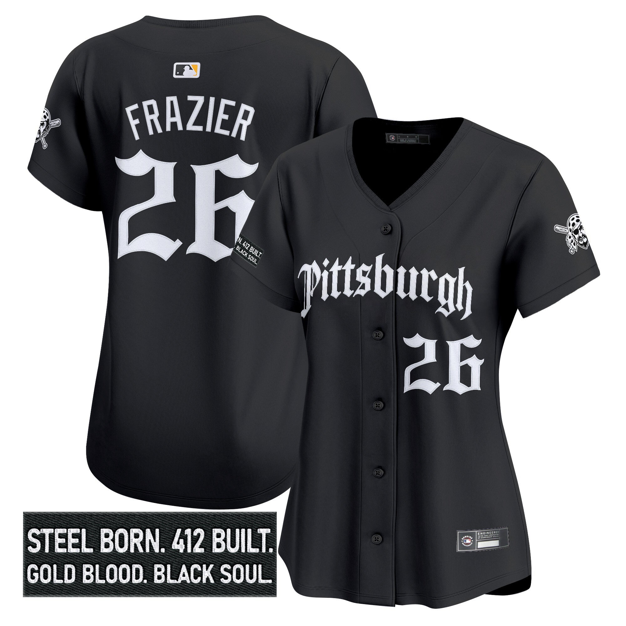 Women’s Pittsburgh ‘Gothic Steel City Edition’ Vapor Premier Limited Jersey