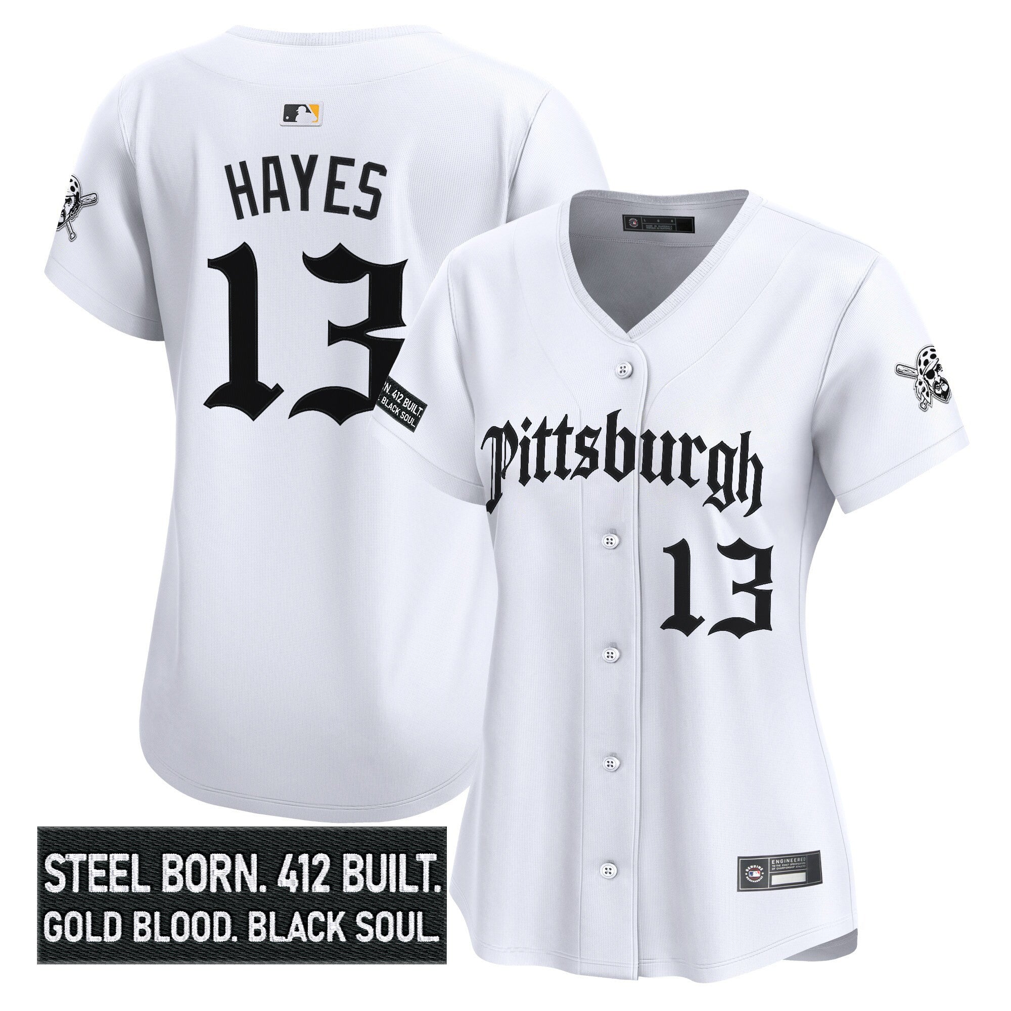 Women’s Pittsburgh ‘Gothic Steel City Edition’ Vapor Premier Limited Jersey
