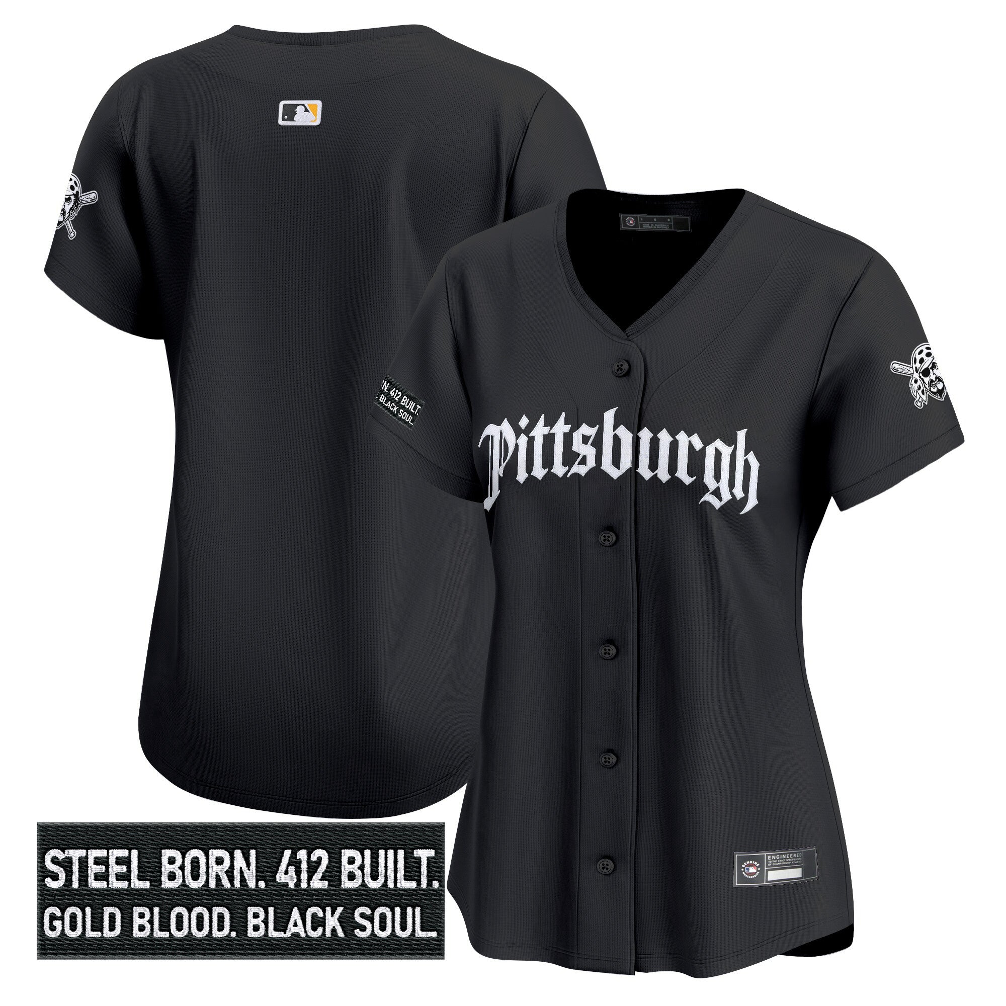 Women’s Pittsburgh ‘Gothic Steel City Edition’ Vapor Premier Limited Jersey