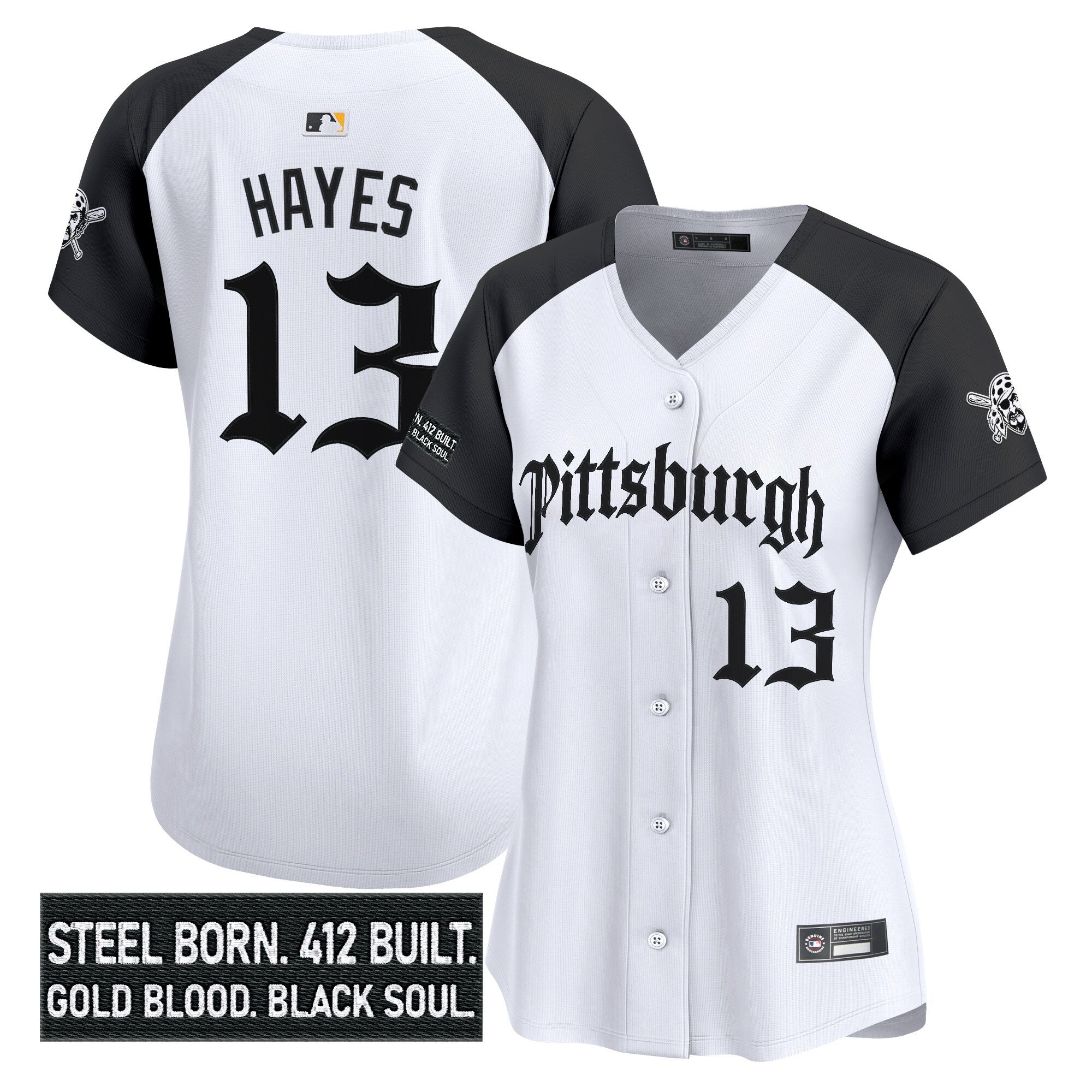 Women’s Pittsburgh ‘Gothic Steel City Edition’ Vapor Premier Limited Jersey