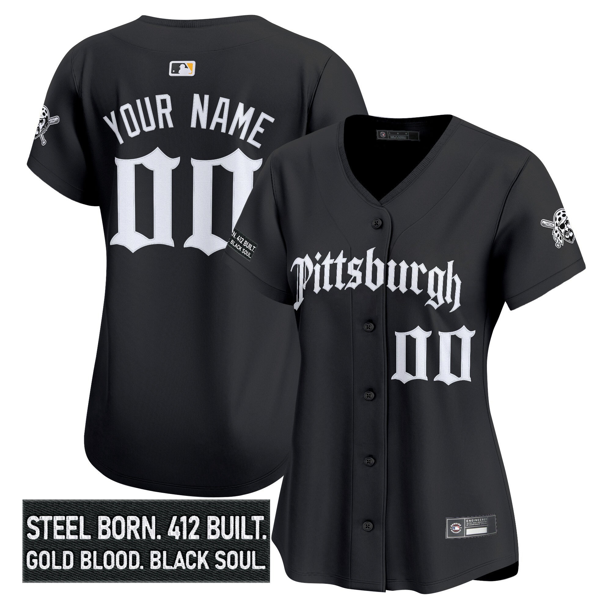 Pittsburgh ‘Gothic Steel City Edition’ Vapor Premier Limited Custom Jersey