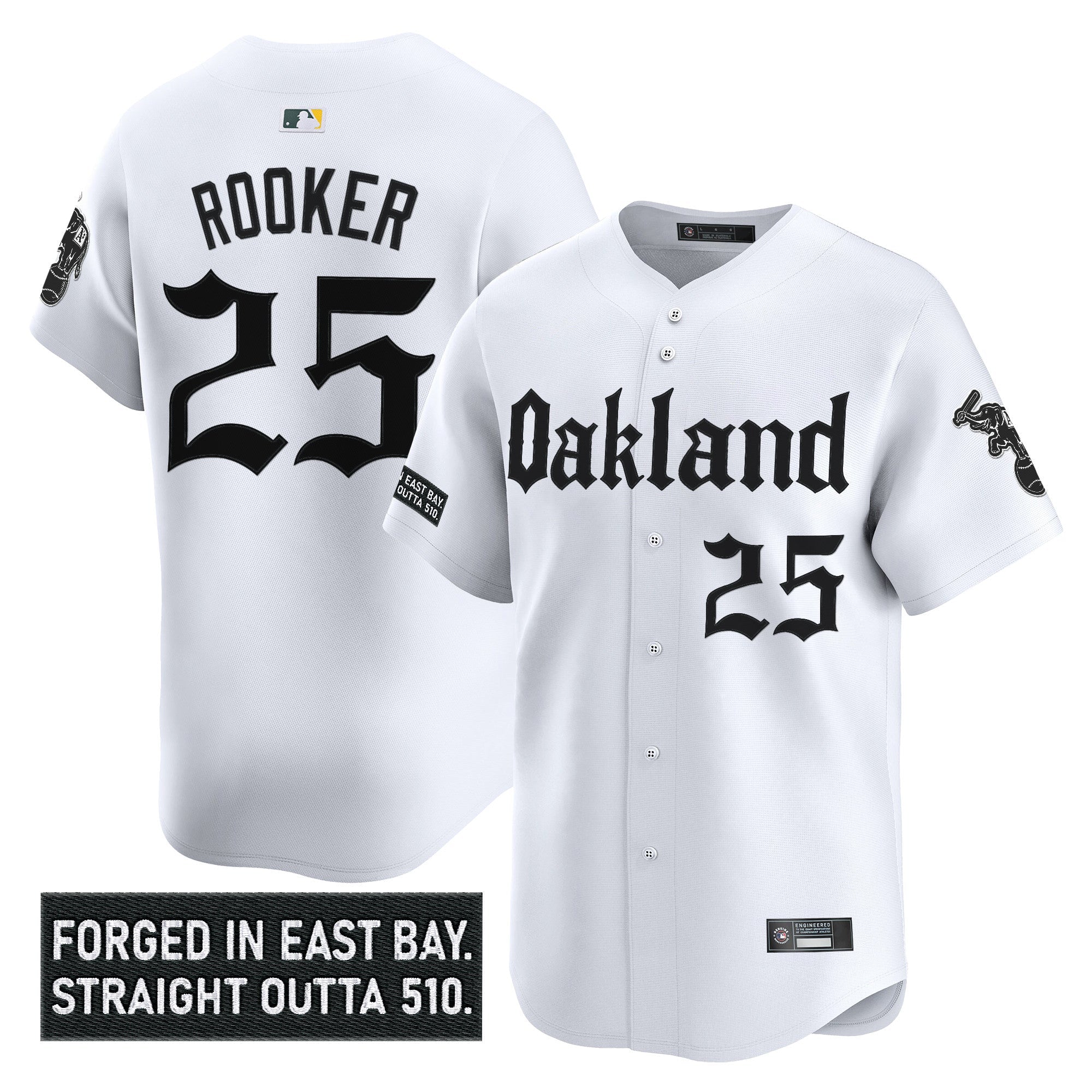 Men’s Oakland ‘Gothic East Bay Edition’ Vapor Premier Limited Jersey