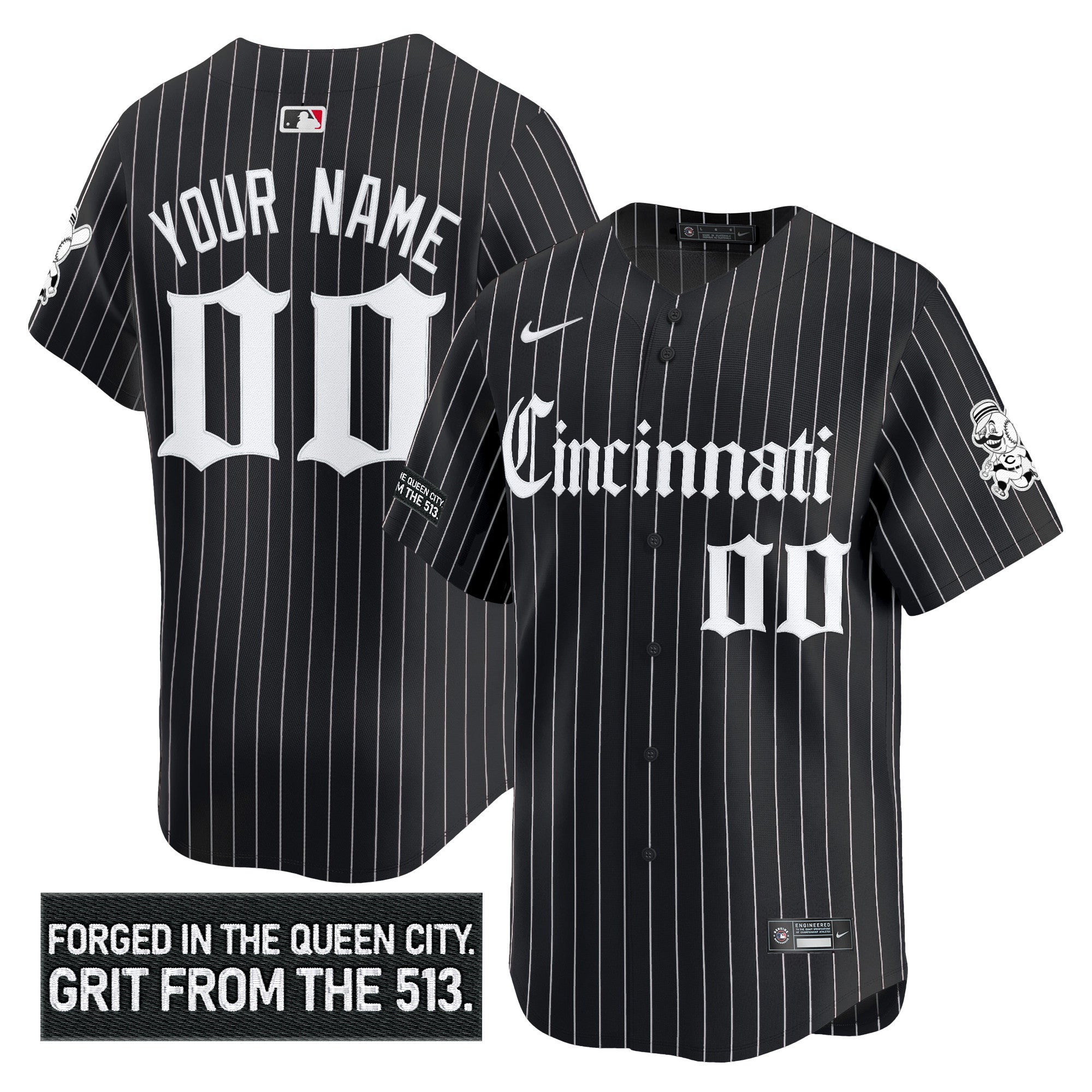 Cincinnati ‘Gothic Queen City Edition’ Vapor Premier Limited Custom Jersey