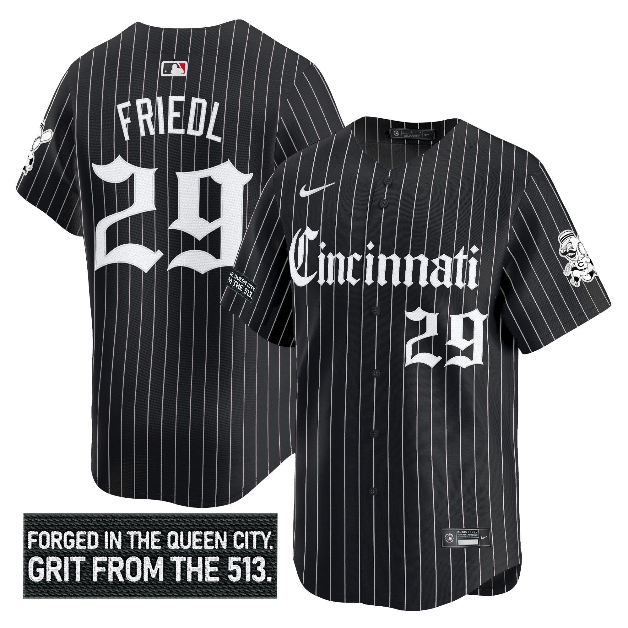 Men’s Cincinnati ‘Gothic Queen City Edition’ Vapor Premier Limited Jersey