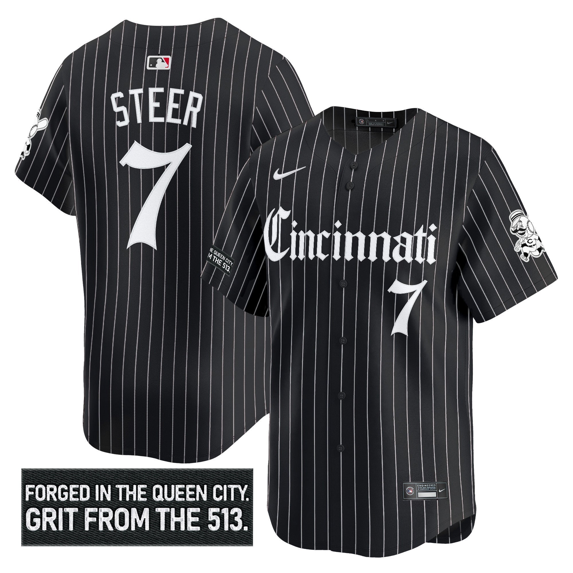 Men’s Cincinnati ‘Gothic Queen City Edition’ Vapor Premier Limited Jersey