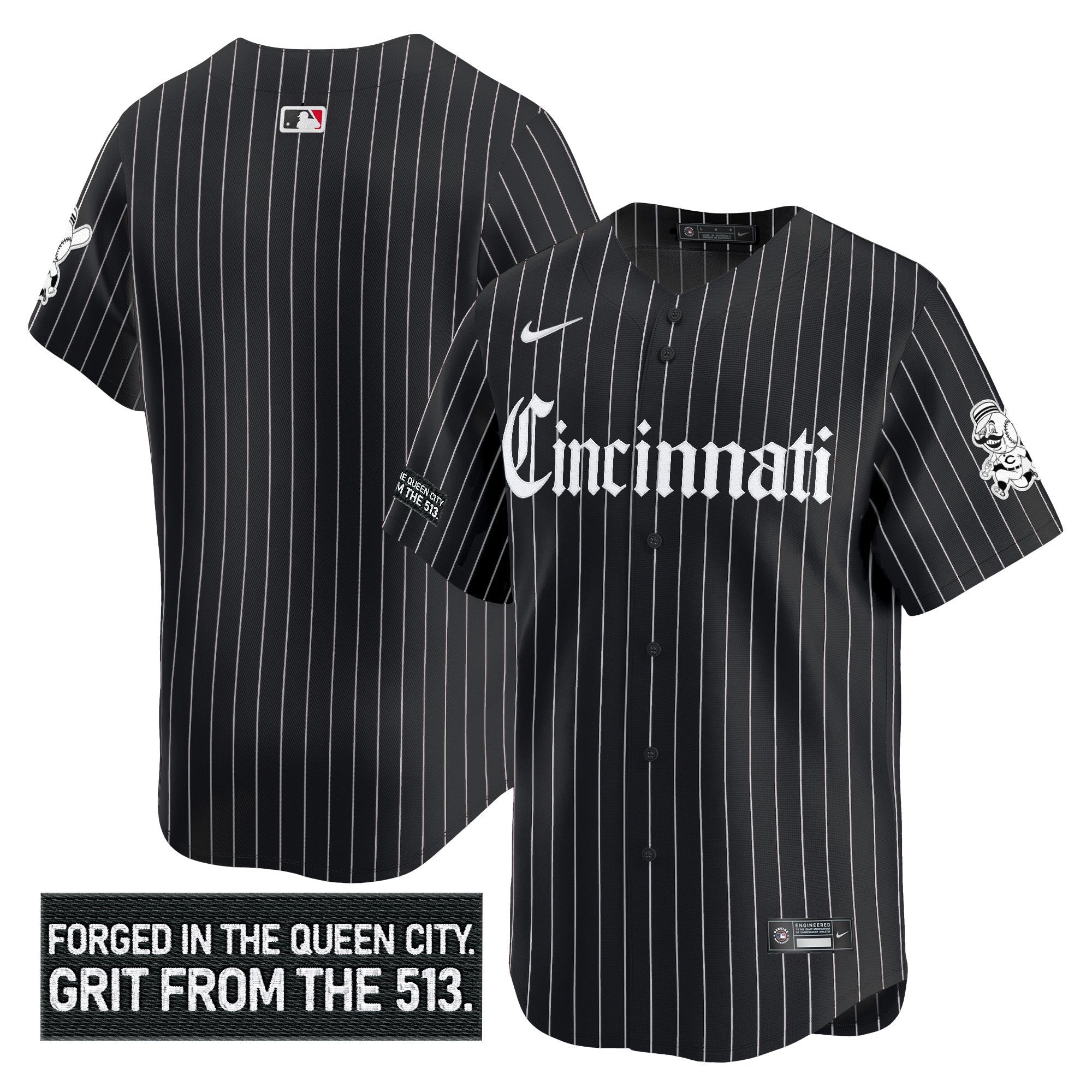 Men’s Cincinnati ‘Gothic Queen City Edition’ Vapor Premier Limited Jersey
