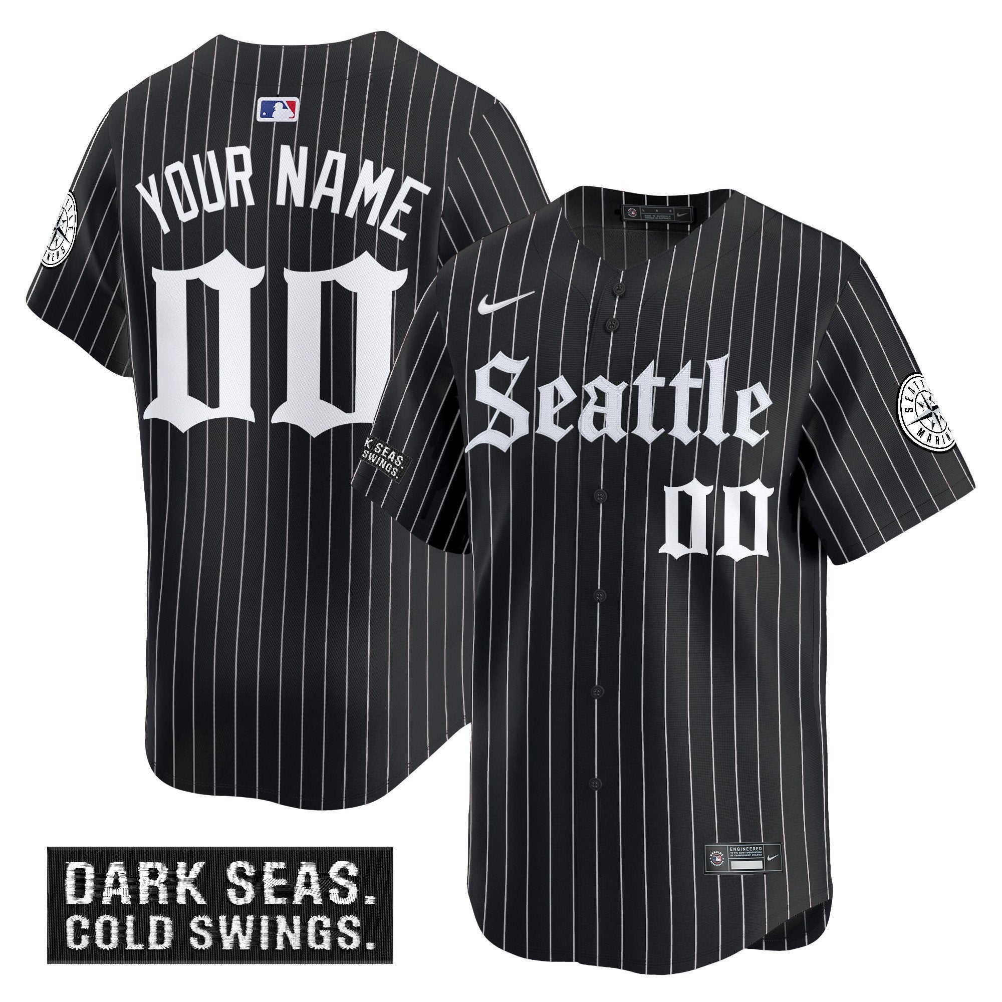 Seattle ‘Deep Sea Gothic Edition’ Vapor Premier Limited Custom Jersey