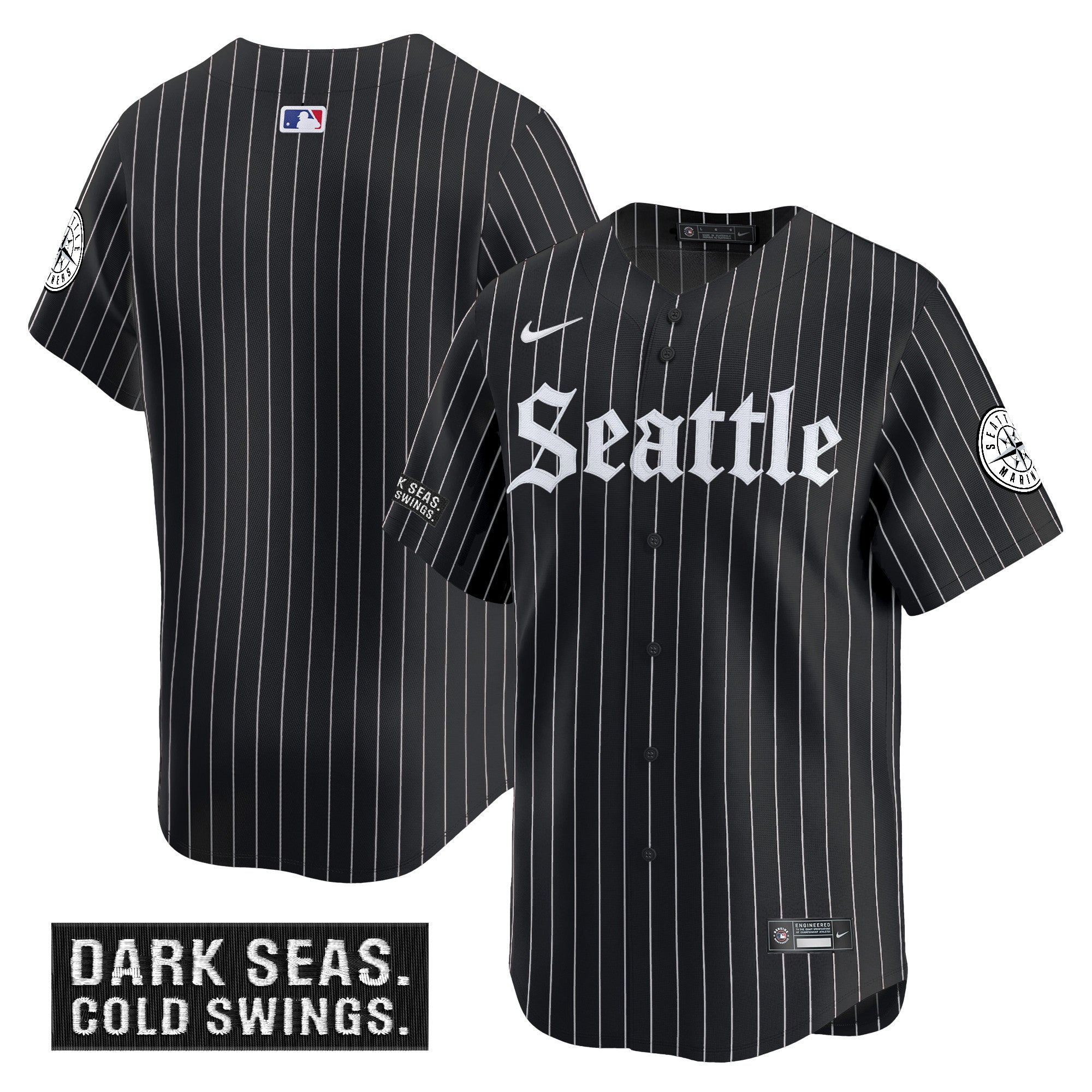 Men’s Seattle ‘Deep Sea Gothic Edition’ Vapor Premier Limited Jersey